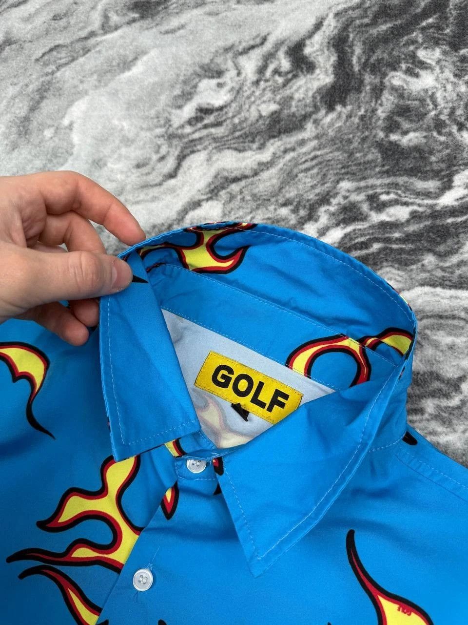 Golf Wang GOLF Wang Shirt Flognaw Motors Flames Buttons Size US M / EU 48-50 / 2 - 5 Thumbnail