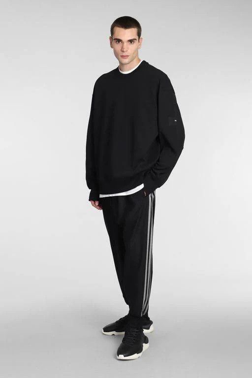 Y-3 o1mris0824 Wool Cuffed Pants in Black Size US 34 / EU 50 - 6 Thumbnail