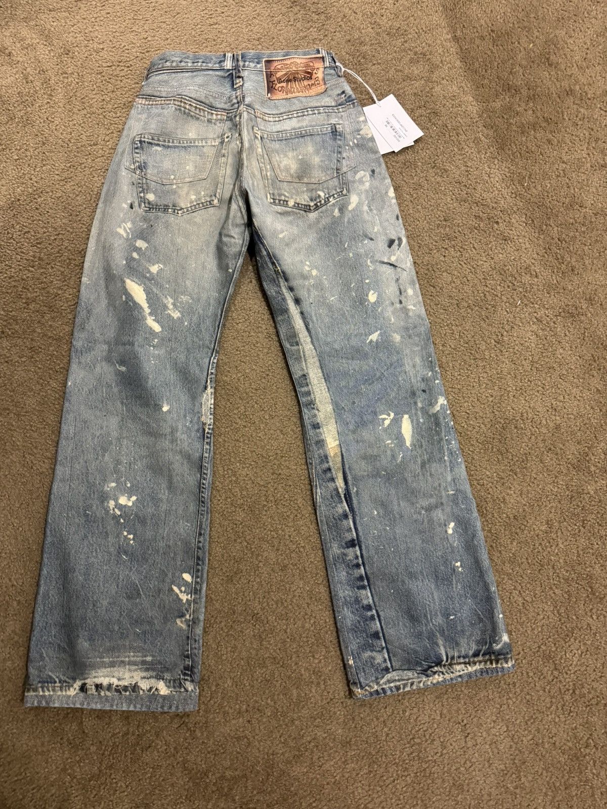 Acne Studios × Ssense Acne studios X Ssense Blue Painter Jeans 