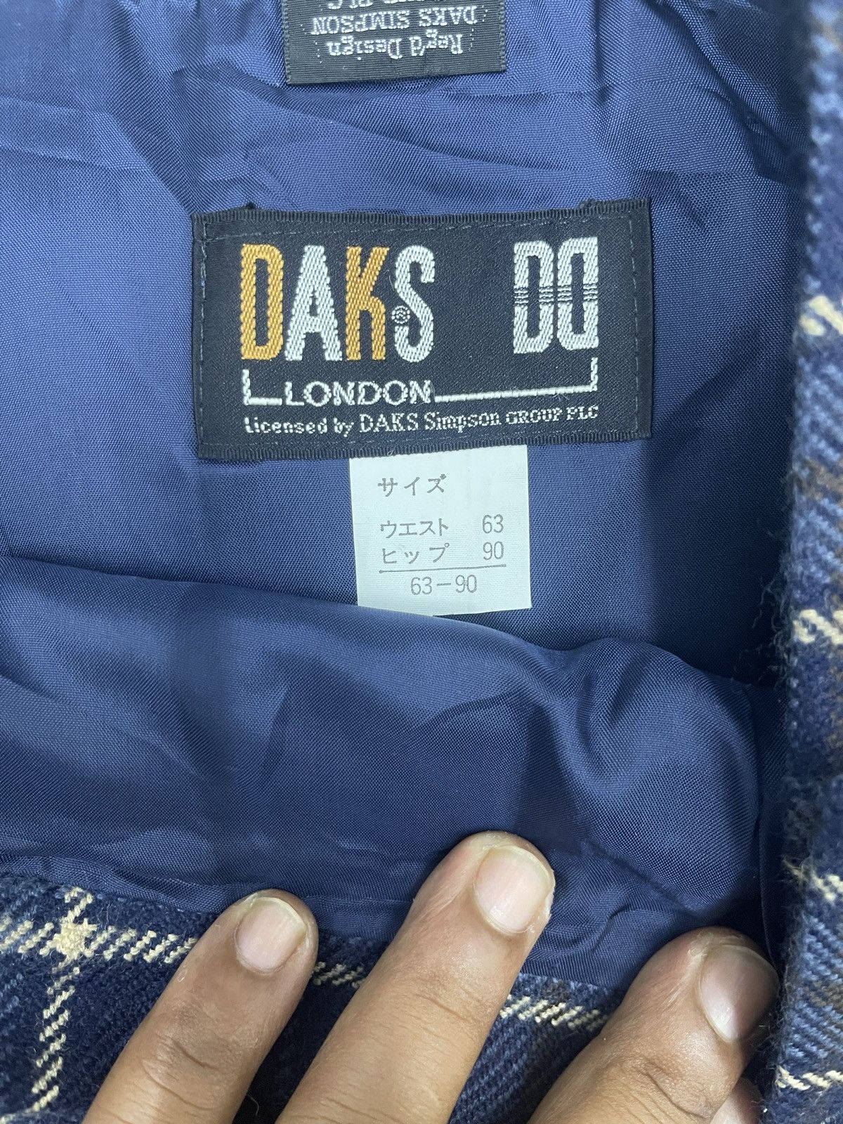 DAKS STEALS💥DAKS LONDON WOOL SKIRT TARTANS Size 25" / US 0 / IT 36 - 6 Thumbnail