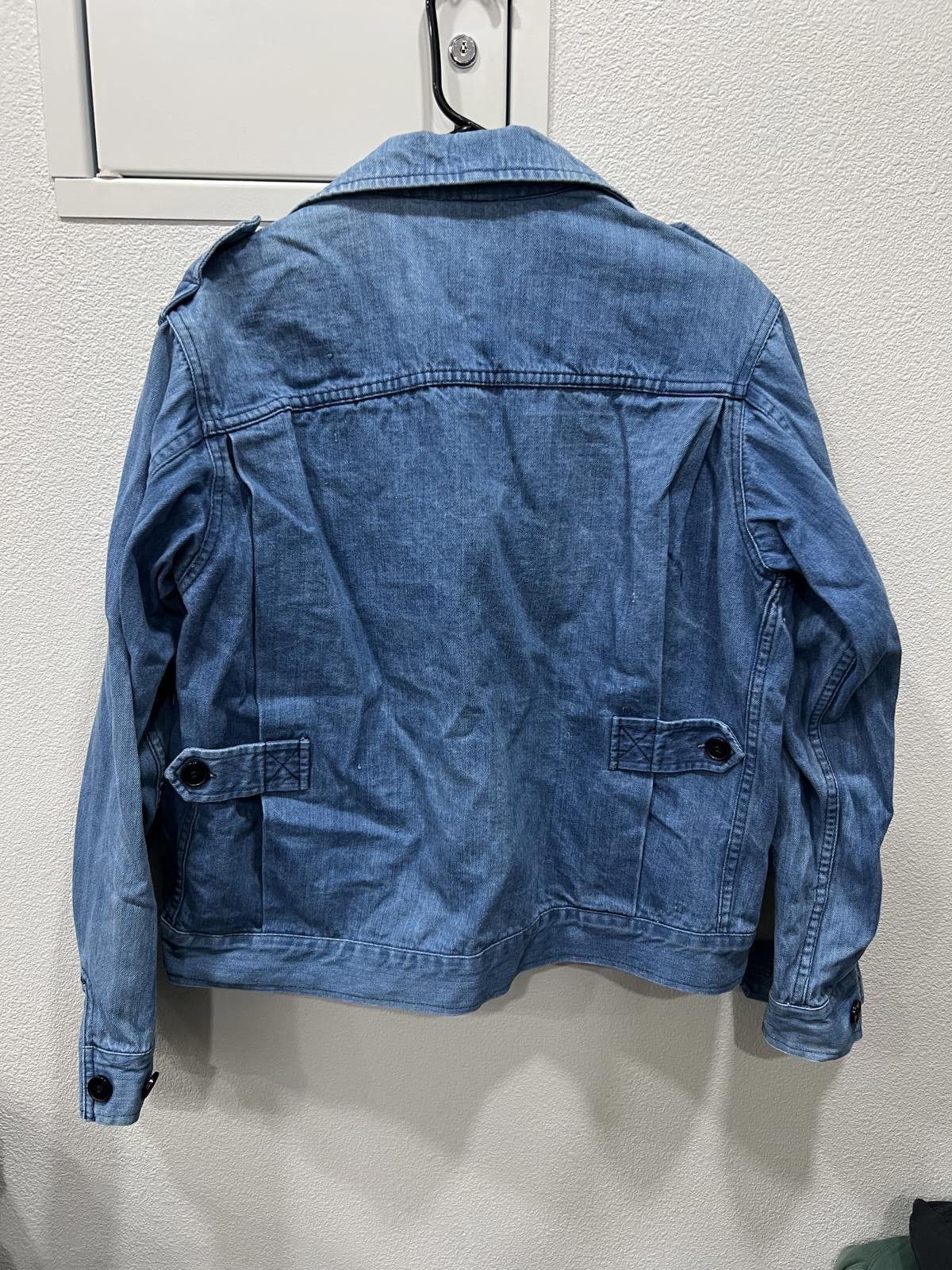 Other 70/80s Military Style Denim Jacket Sears Size US M / EU 48-50 / 2 - 4 Thumbnail