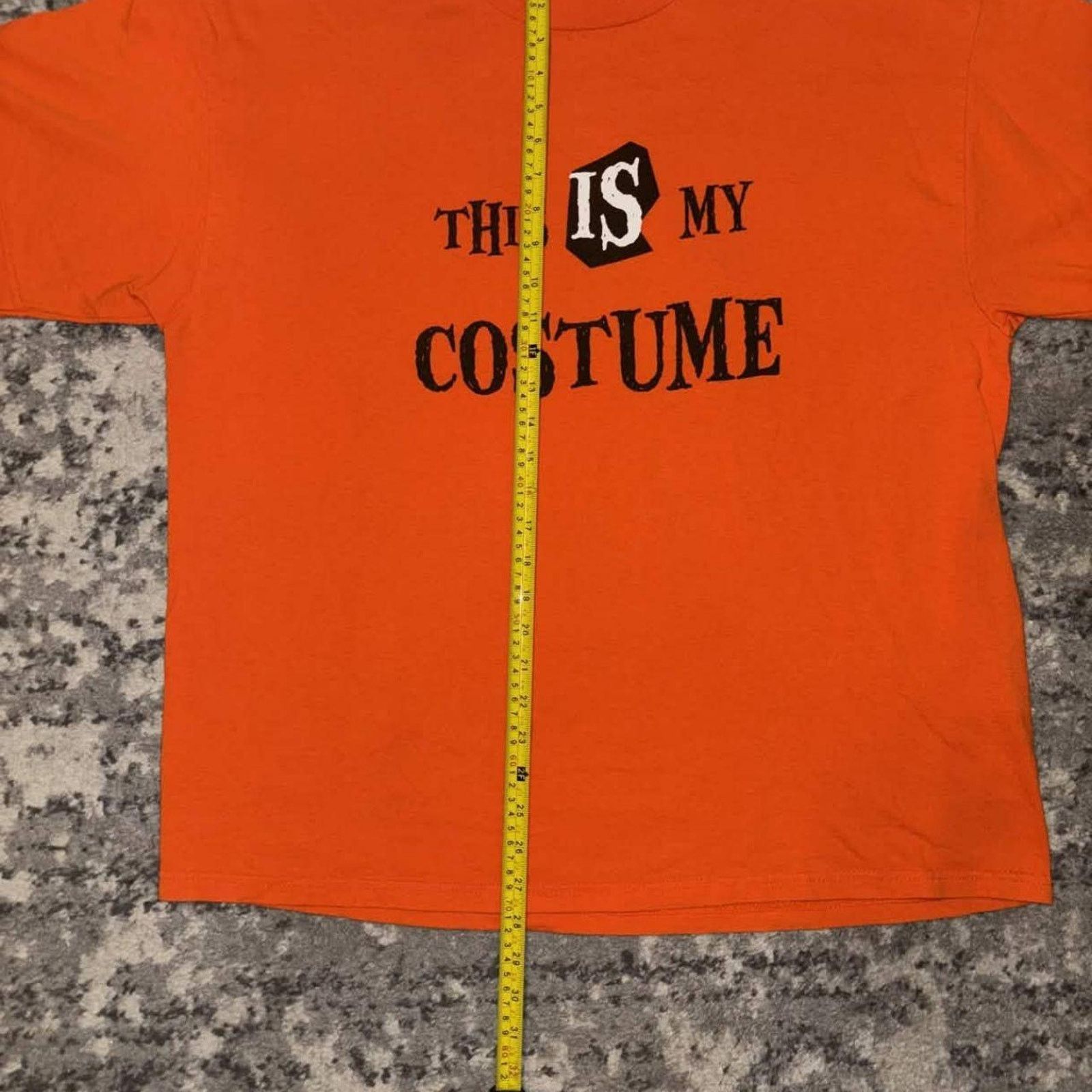 Vintage Vintage Y2K This Is My Costume Halloween Shirt Size US XL / EU 56 / 4 - 4 Thumbnail