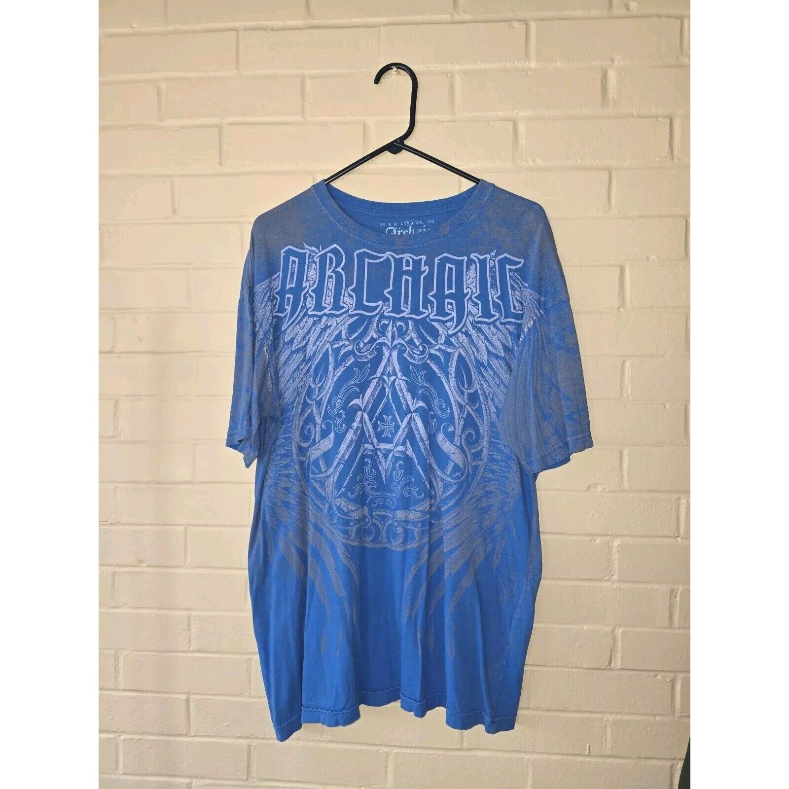 Affliction Archaic by Affliction Men's T-Shirt Size XL grunge Urban Y2K Size US XL / EU 56 / 4 - 1 Thumbnail