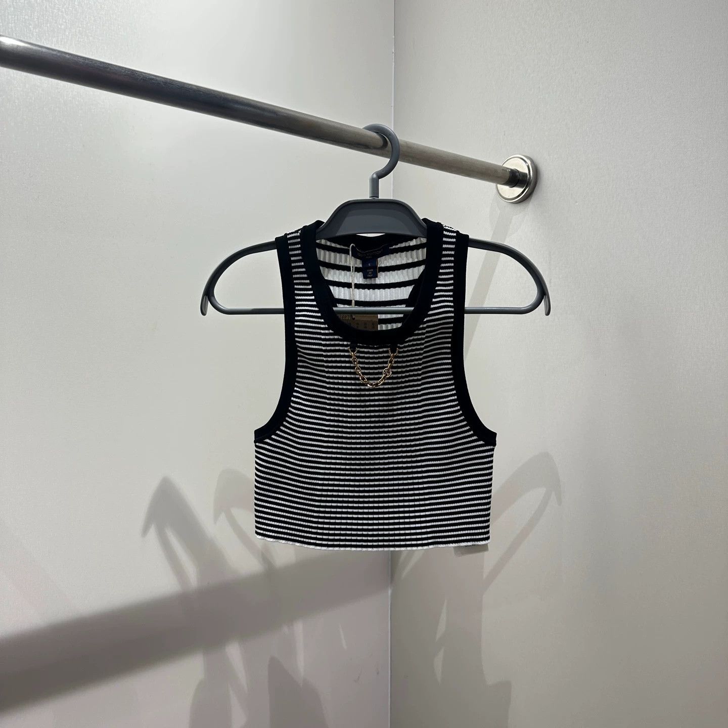 Louis Vuitton Louis Vuitton Chain Stripe Casual Cami S Size S / US 4 / IT 40 - 1 Thumbnail