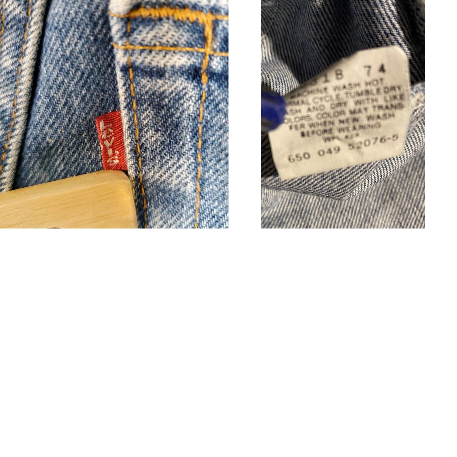 Levi's VINTAGE Levi's 505 Jeans Mens 38x30 Blue Denim Made In USA Jeans 90s Classic Outdoor Mens Size US 38 / EU 54 - 8 Thumbnail