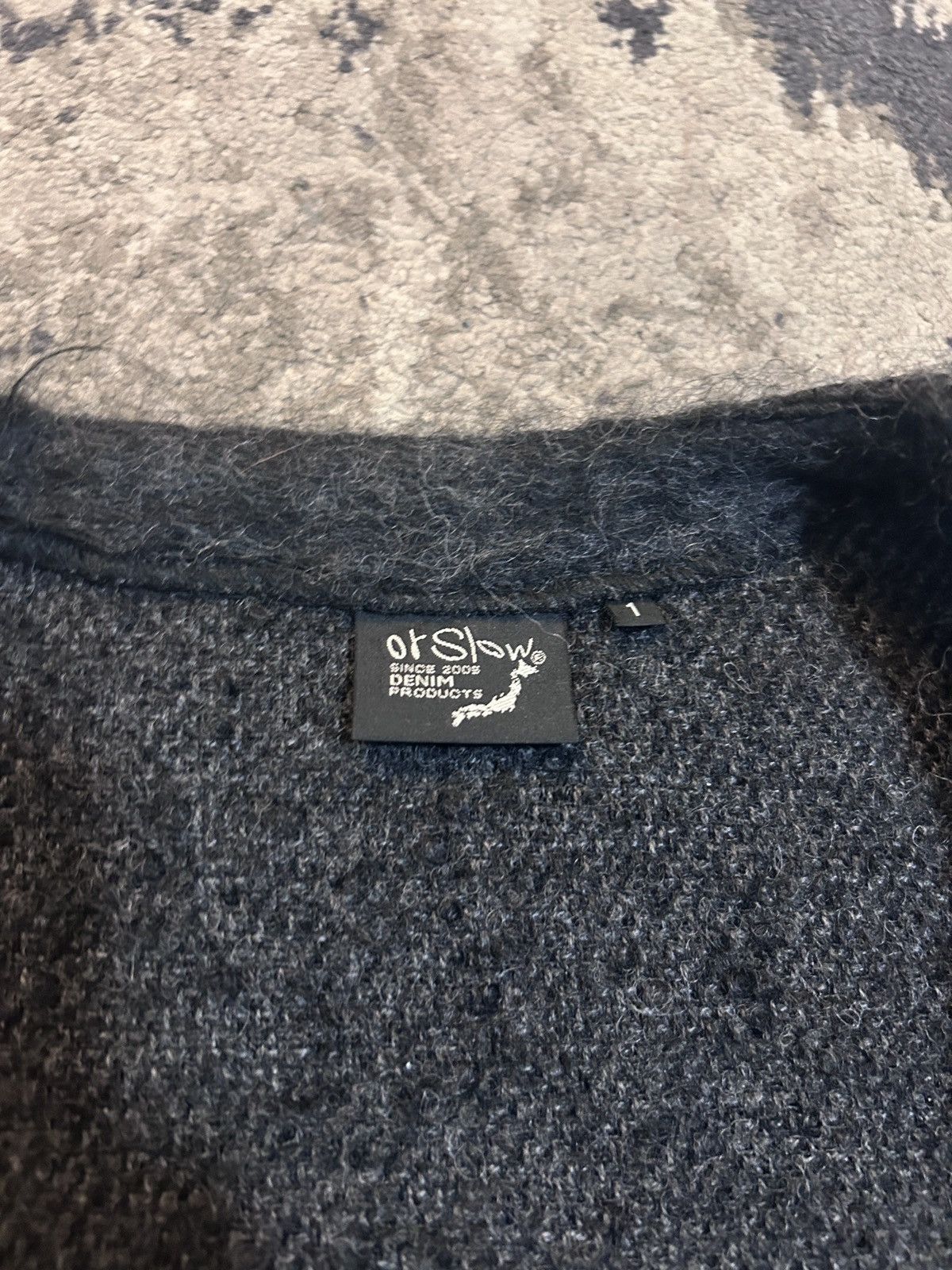 Orslow Orslow Mohair Cardigan - Size 1 (Small) Size US S / EU 44-46 / 1 - 3 Thumbnail