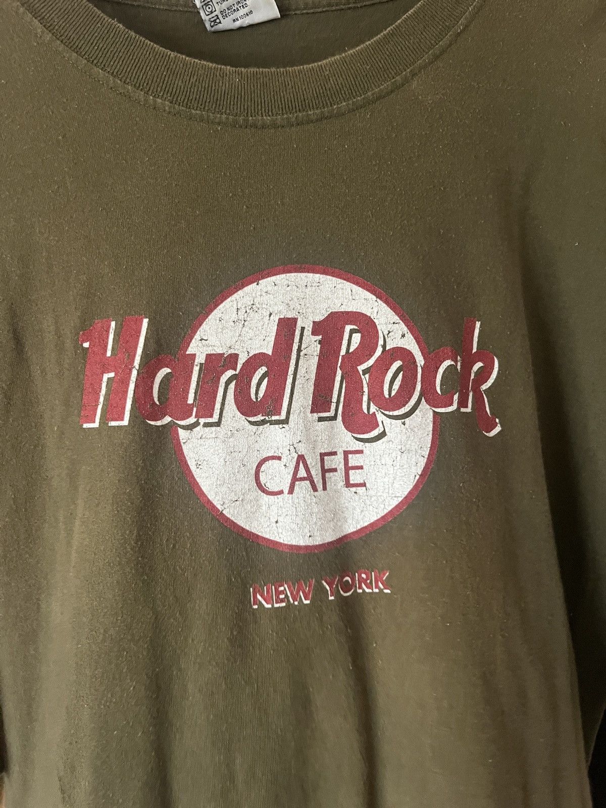 Hard Rock Cafe × Vintage Vintage Hard Rock Cafe New York Music is Life T Shirt Size US XXL / EU 58 / 5 - 2 Thumbnail
