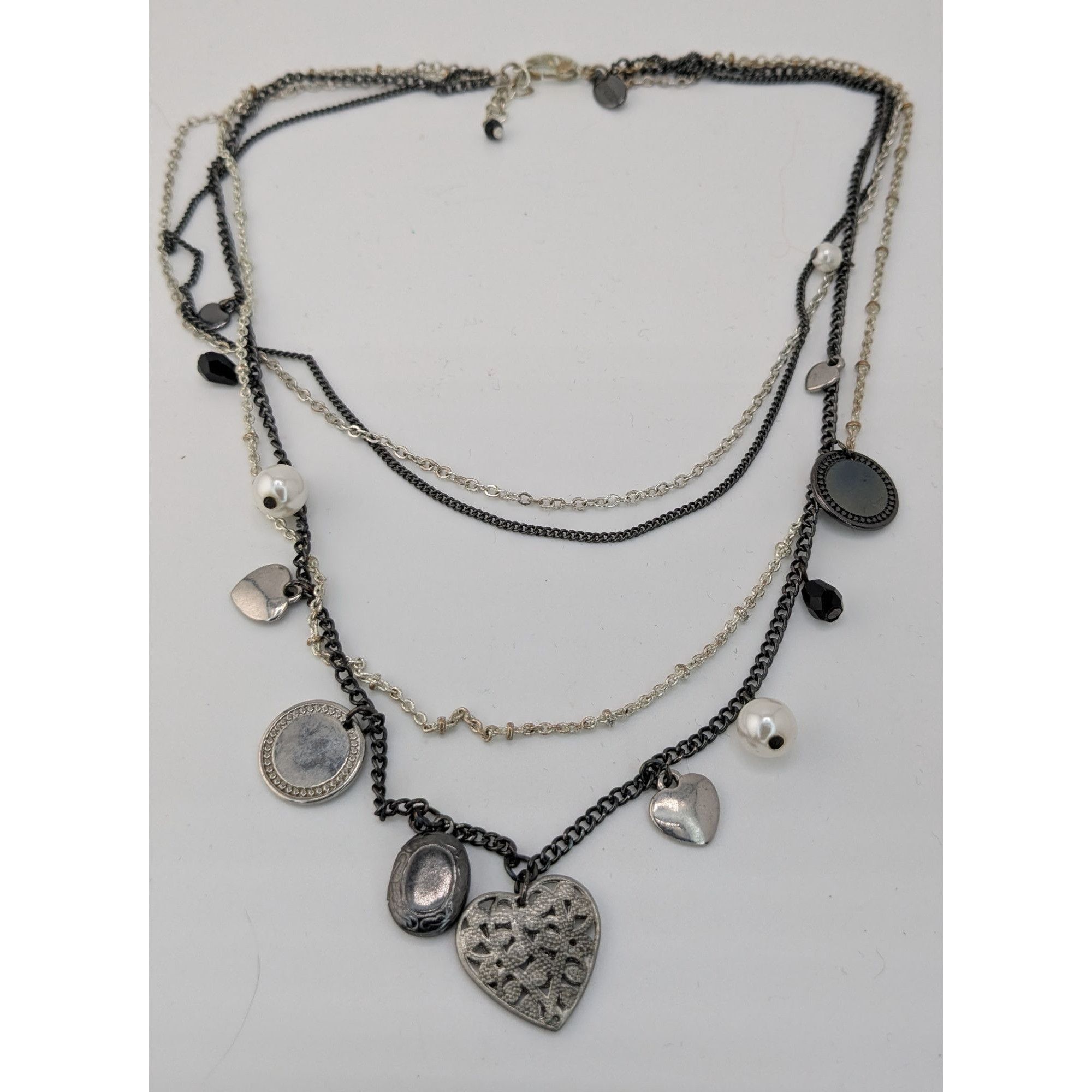 Express Y2K Victorian Style Express Charm Necklace With Tiny Locket Size ONE SIZE - 9 Thumbnail