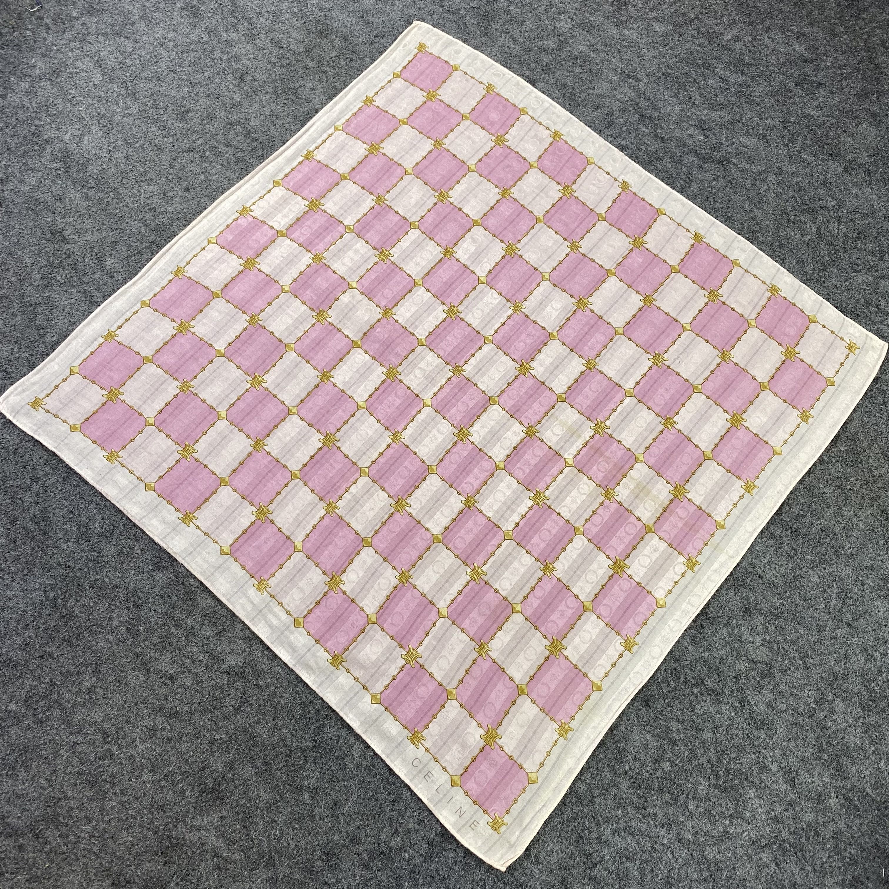 Celine × Vintage Celine Handkerchief / Bandana / NeckerchiefB754 Size ONE SIZE - 4 Thumbnail