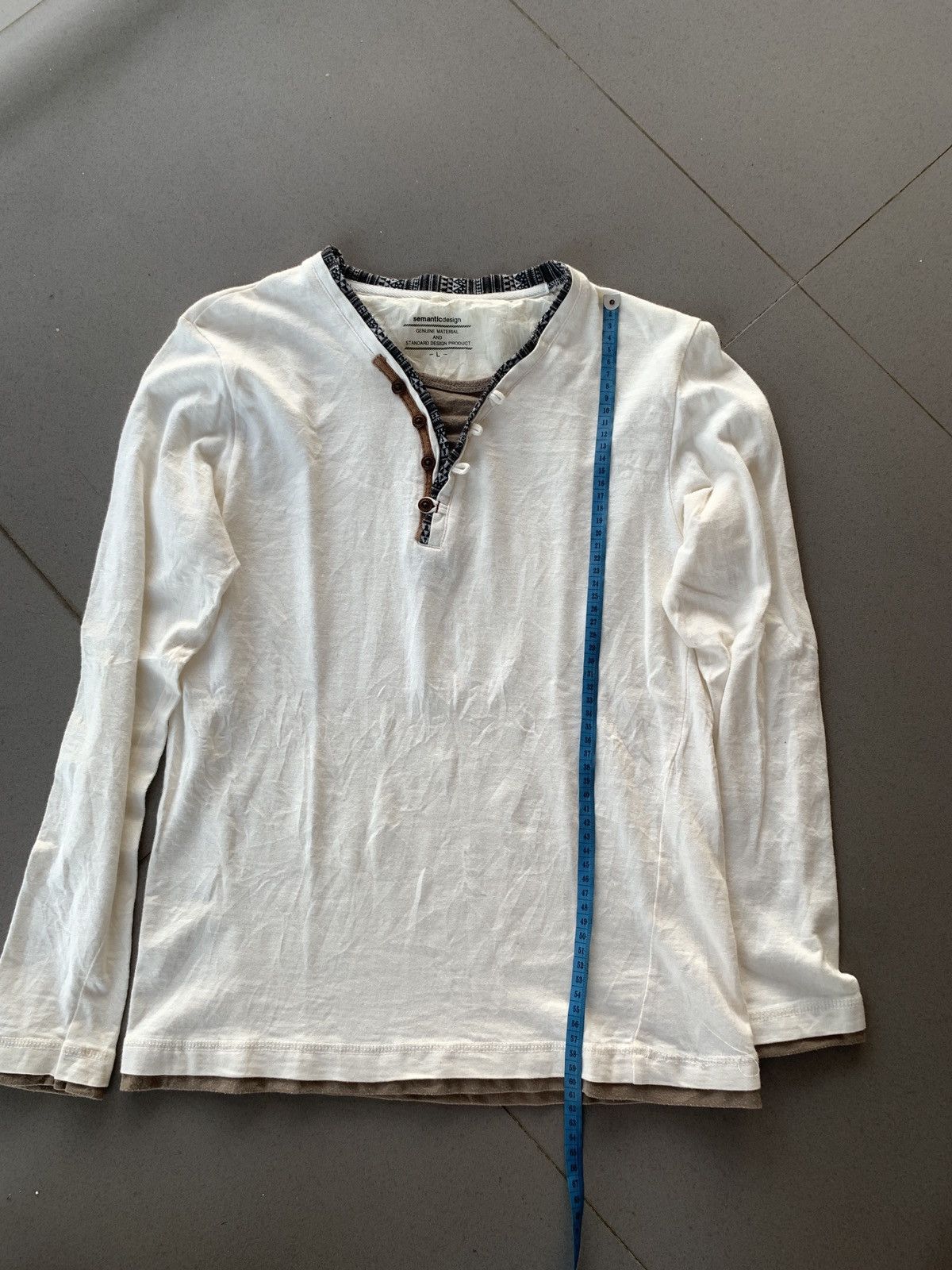 If Six Was Nine × Japanese Brand × semanticdesign SEMANTIC DESIGN LONG SLEEVE Size US M / EU 48-50 / 2 - 12 Thumbnail