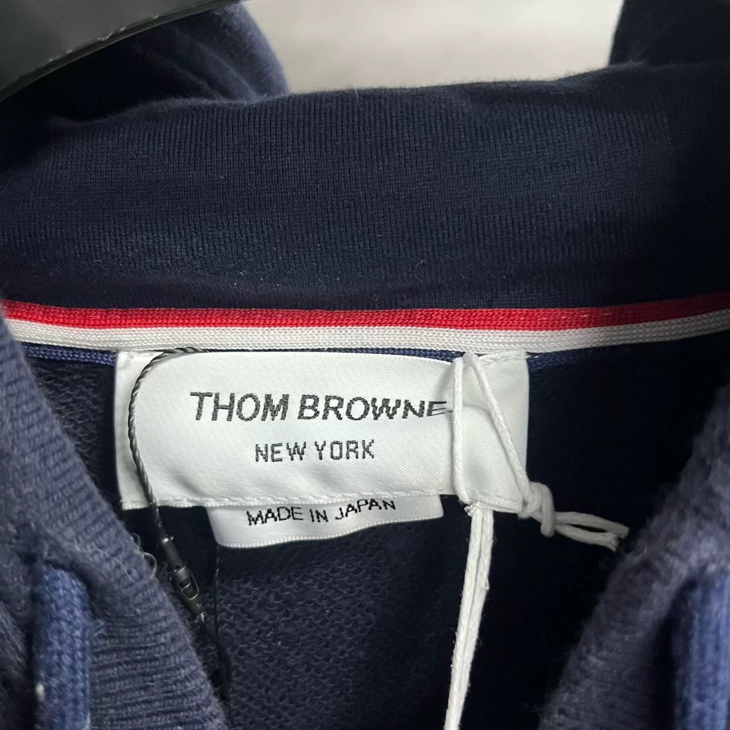 Thom Browne thom browne classic zip hoodie with stripes Size US M / EU 48-50 / 2 - 3 Thumbnail