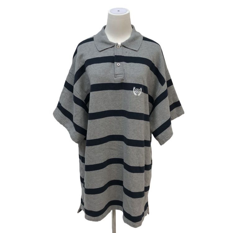 Balenciaga Balenciaga Striped Polo Shirt Size 3 Size US L / EU 52-54 / 3 - 1 Thumbnail
