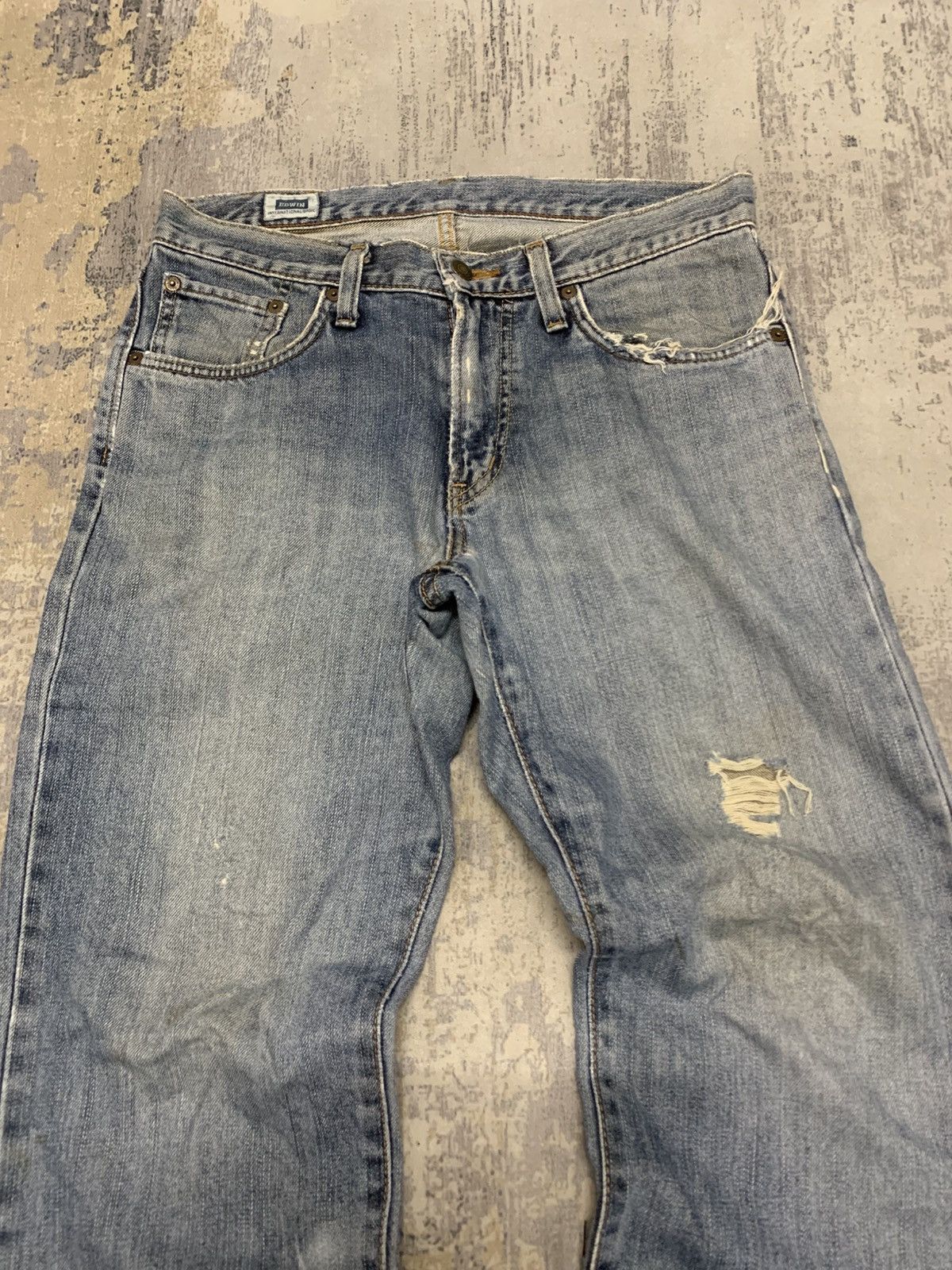 Japanese Brand Edwin Regular 404 Jeans Made In Japan Size 32x31 Size US 32 / EU 48 - 2 Thumbnail