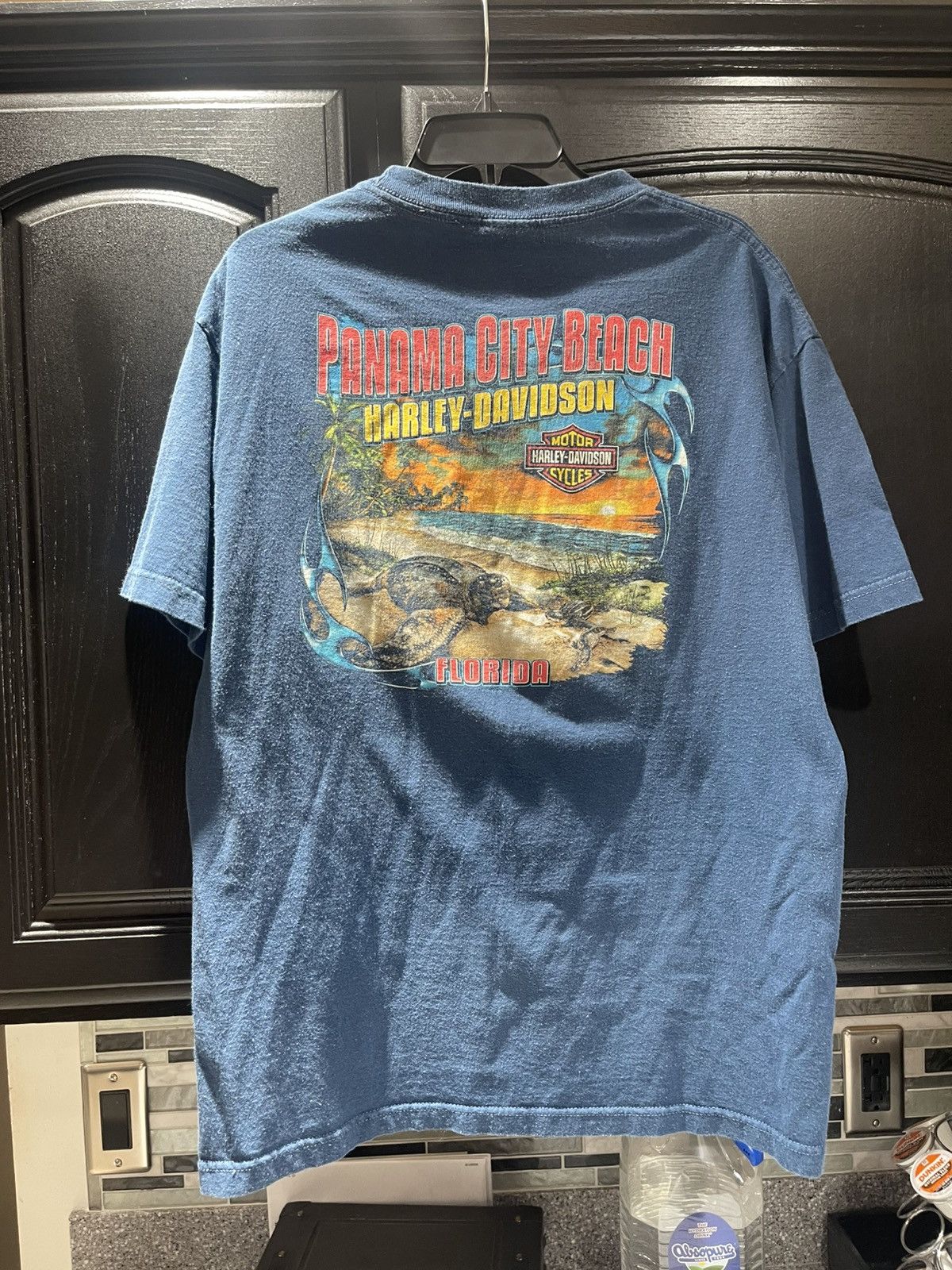 Vintage Vintage 1990s Harley Davidson Chrome Eagle Mens Tshirt Large Size US L / EU 52-54 / 3 - 5 Thumbnail