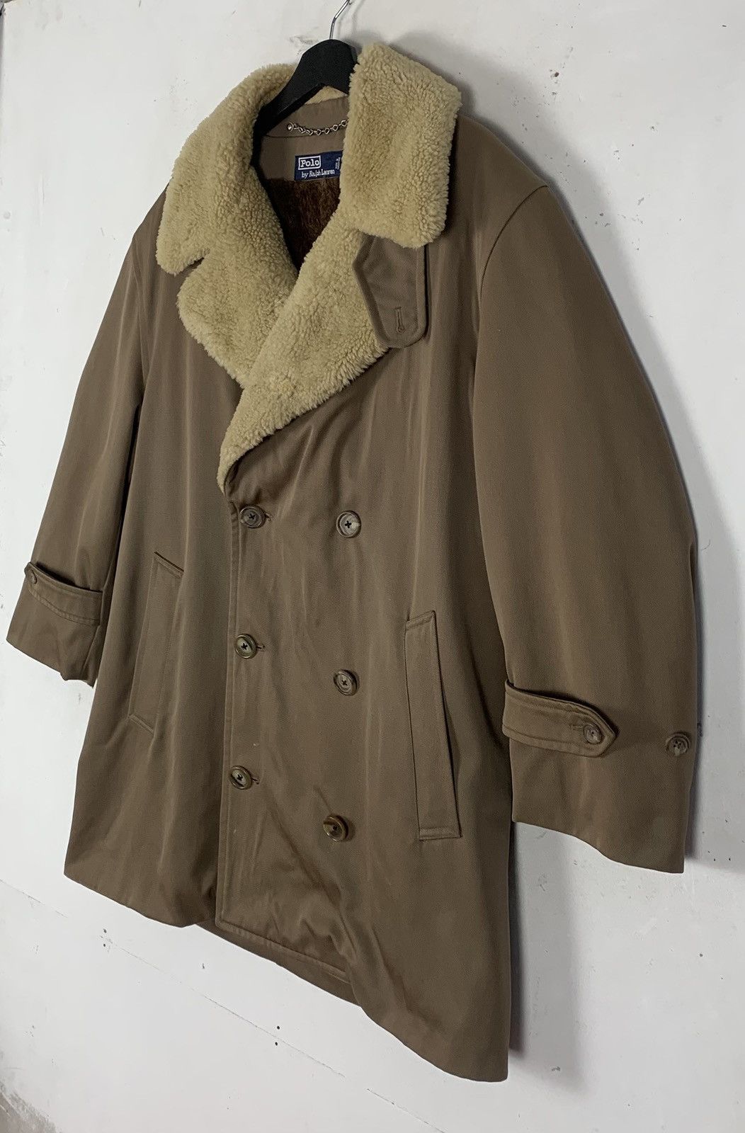 Polo Ralph Lauren Vintage Polo Ralph Lauren Luxury Outwear Sherpa Long Jacket Size US L / EU 52-54 / 3 - 3 Thumbnail