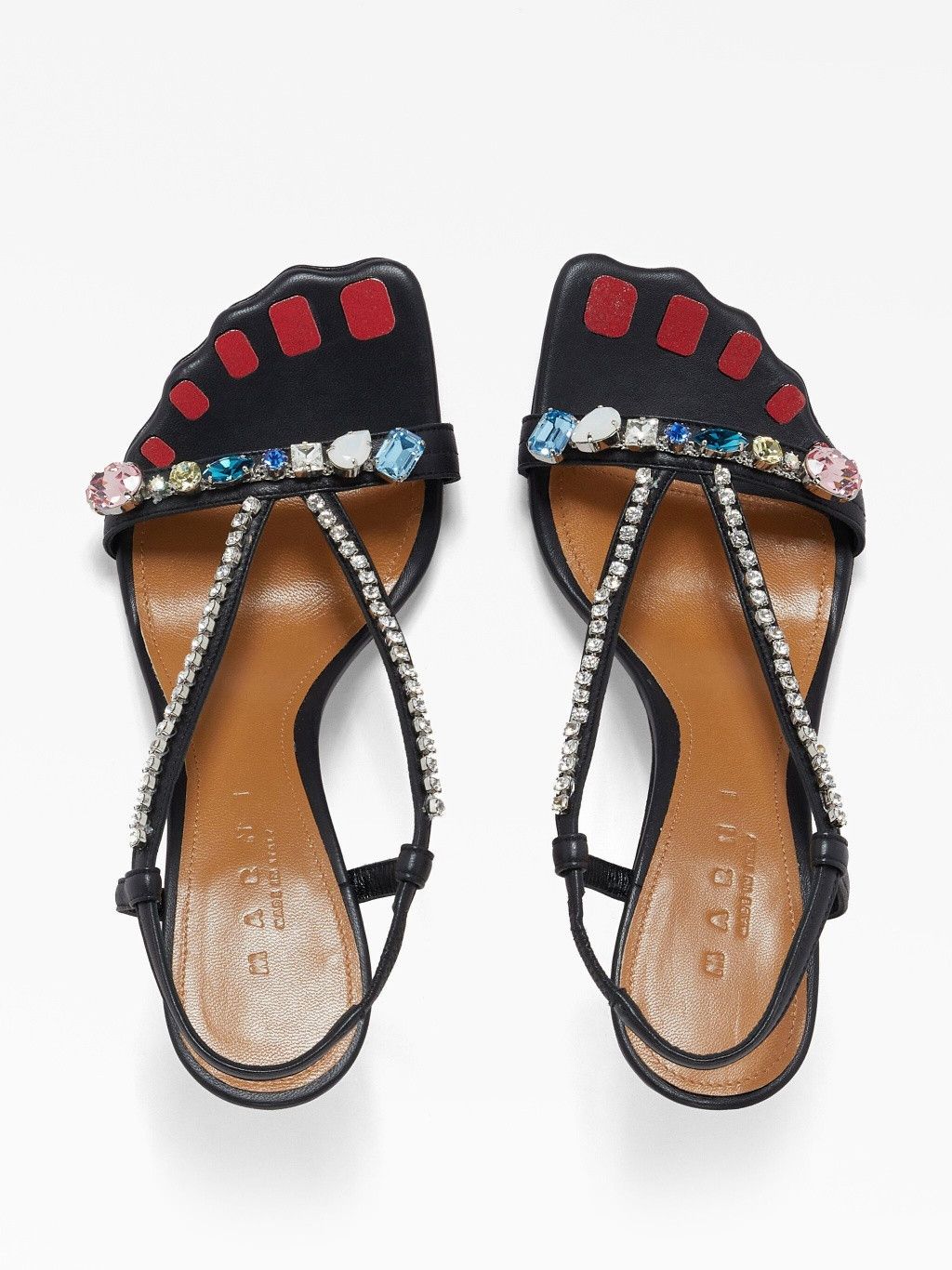 Marni o1w1db10125 Leather Sandals in Multicolor Size US 5 / IT 35 - 4 Thumbnail