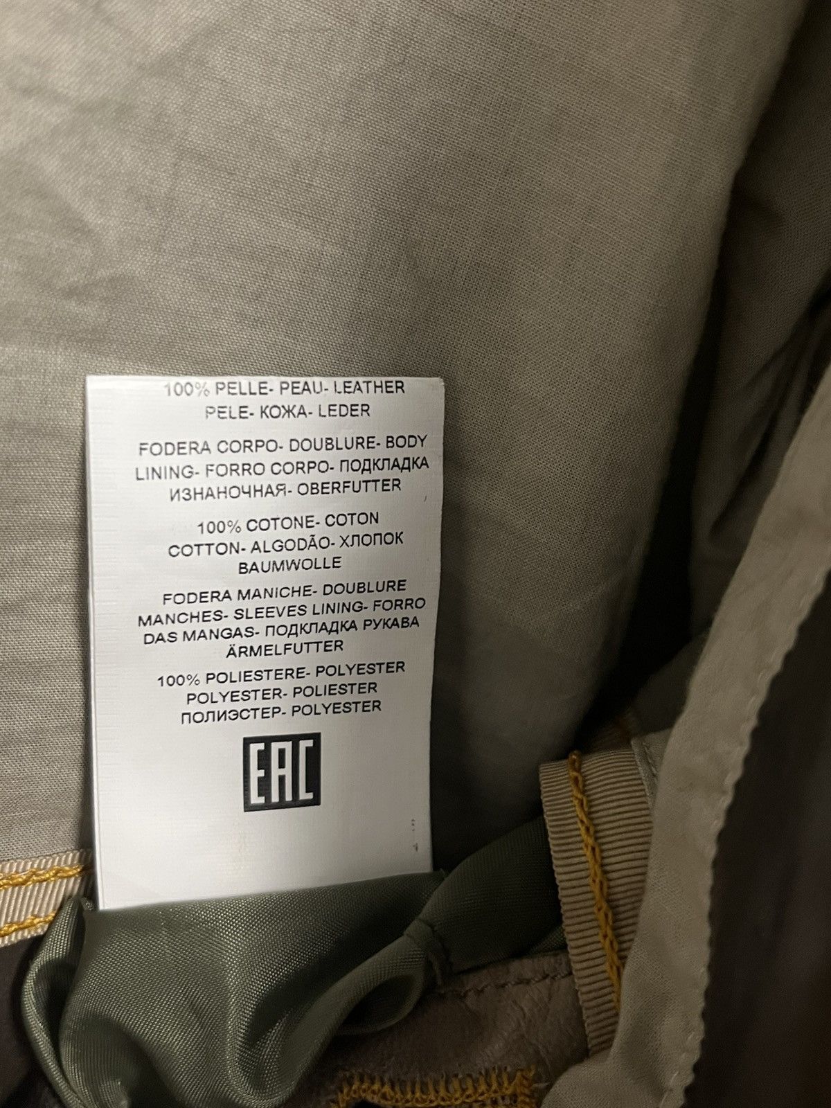Gimo's Leather jacket. Medium Size US M / EU 48-50 / 2 - 17 Thumbnail