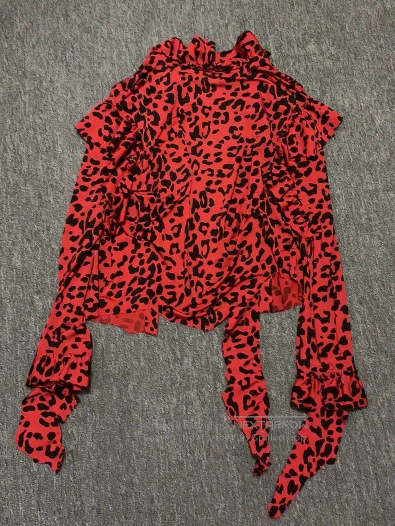 Vetements Vetements Red Leopard Print Shirt Short Size L / US 10 / IT 46 - 5 Thumbnail