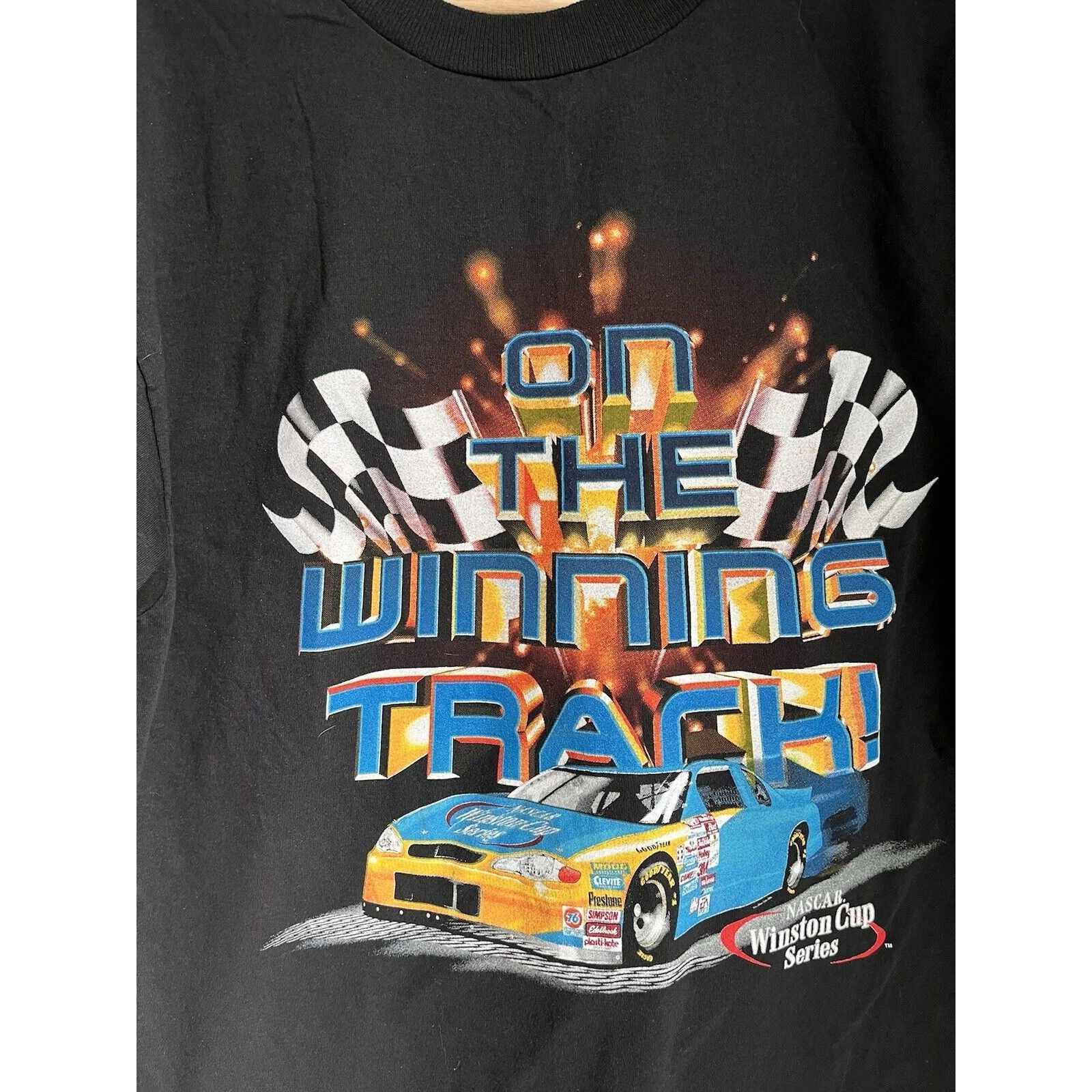 NASCAR VINTAGE NASCAR RACING WINSTON CUP SERIES T SHIRT MENS SIZE L Size US L / EU 52-54 / 3 - 2 Thumbnail