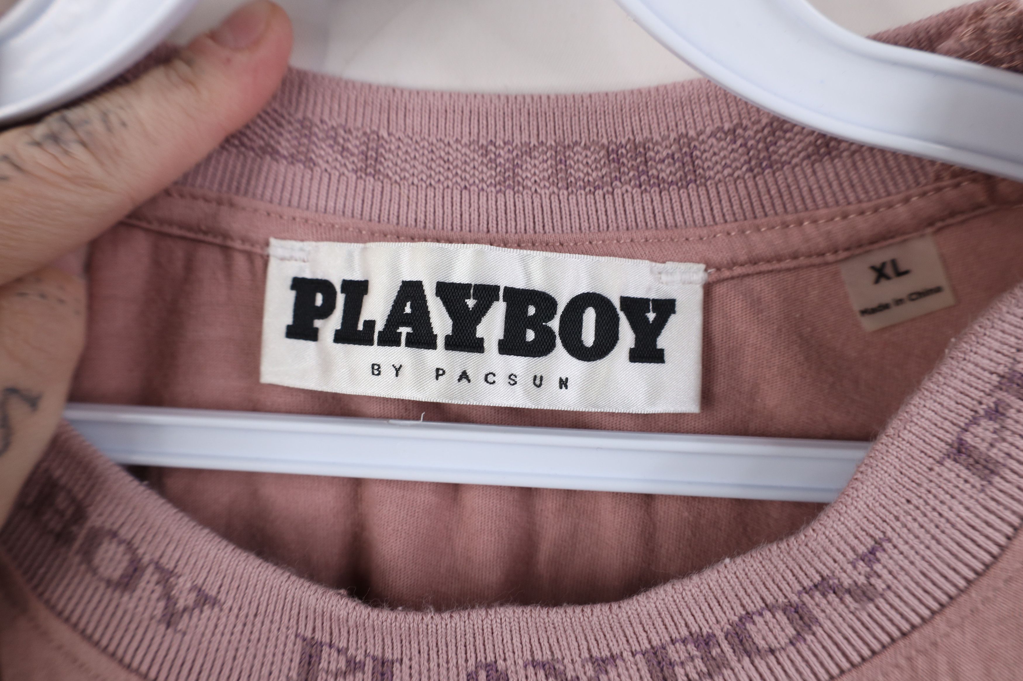 Playboy Pacsun x Playboy Bunny Pocket Short Sleeve T-Shirt Pink Size US XL / EU 56 / 4 - 9 Thumbnail