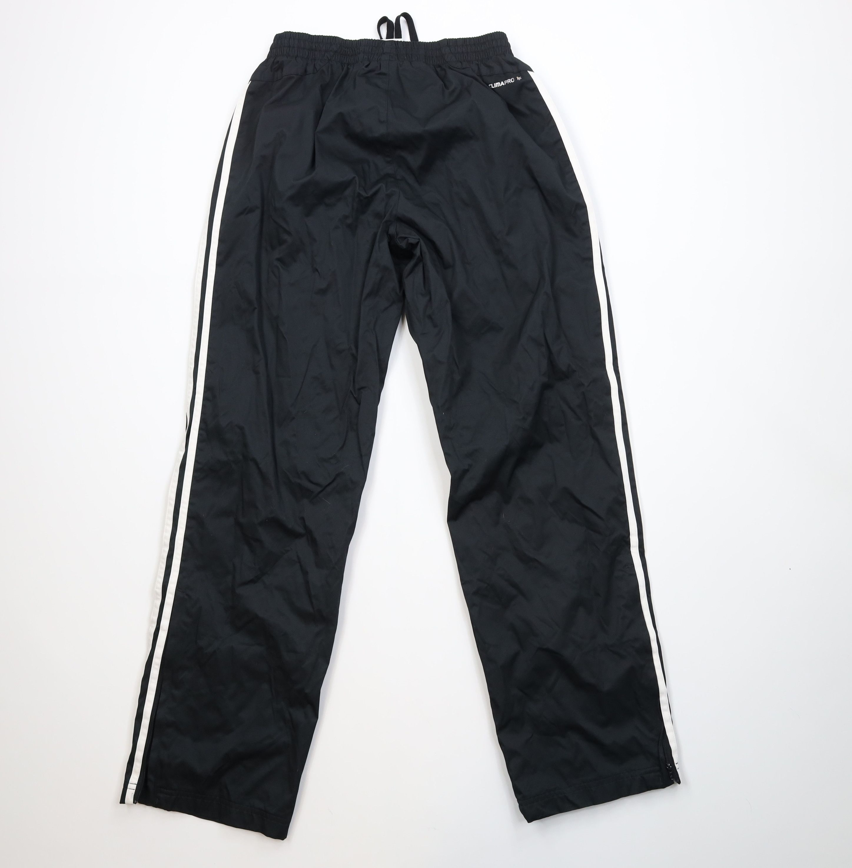Adidas Vintage Y2K Adidas Lined Wide Leg Windbreaker Pants Black Size US 34 / EU 50 - 10 Thumbnail