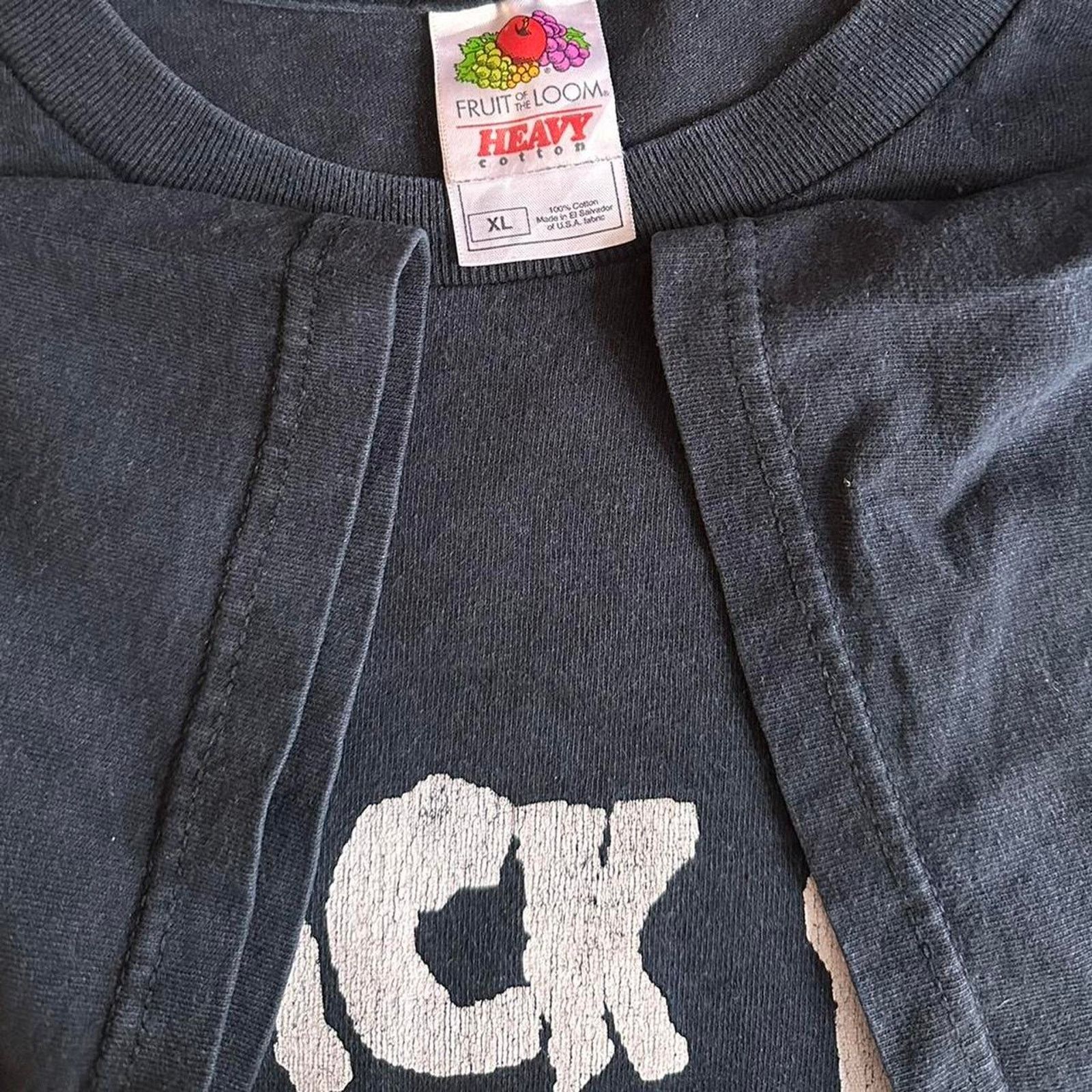 Band Tees × Fruit Of The Loom × Vintage Vintage Black Ice Band Shirt Size US XL / EU 56 / 4 - 7 Thumbnail