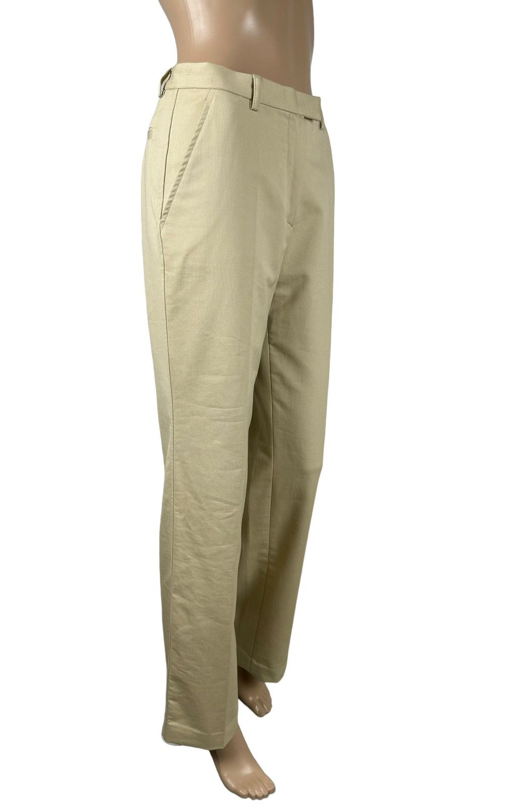 Iceberg Iceberg Chino Wide Leg Pants Cotton Beige size 38 Size 26" / US 2 / IT 38 - 3 Thumbnail