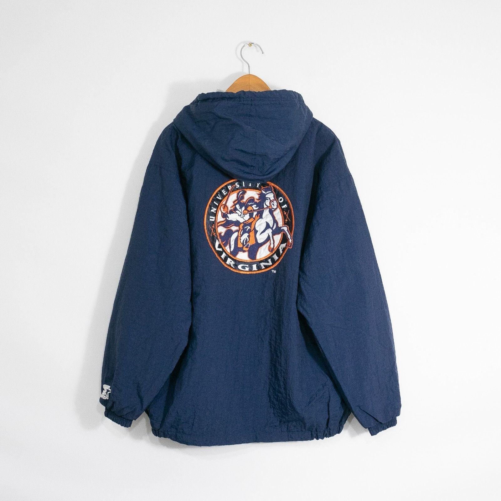 Starter × Vintage Vintage University of Virginia Starter Jacket Mens XL Parka Size US XL / EU 56 / 4 - 1 Thumbnail