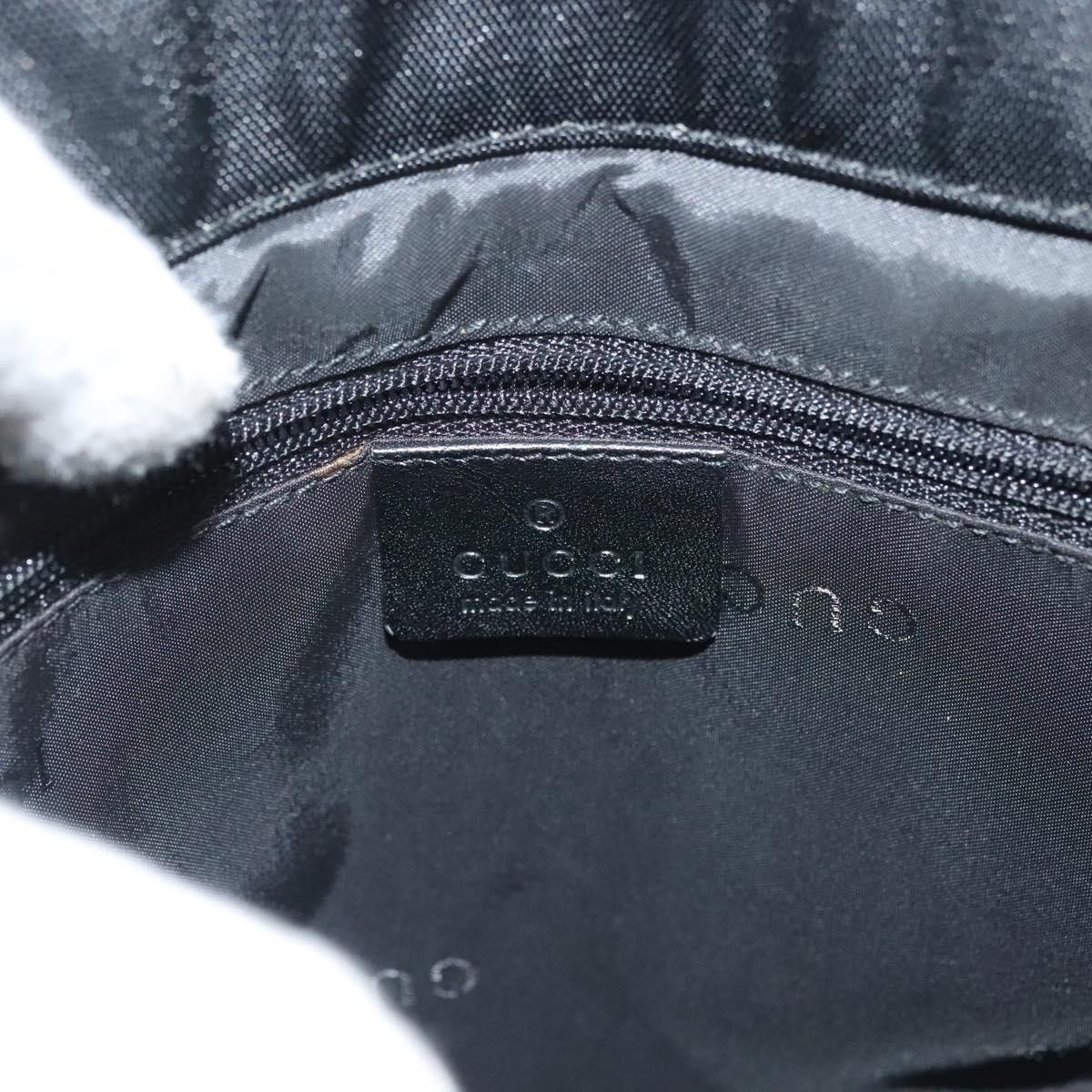 Gucci GUCCI Bamboo Hand Bag Nylon Black Silver 002 002 Size ONE SIZE - 15 Thumbnail