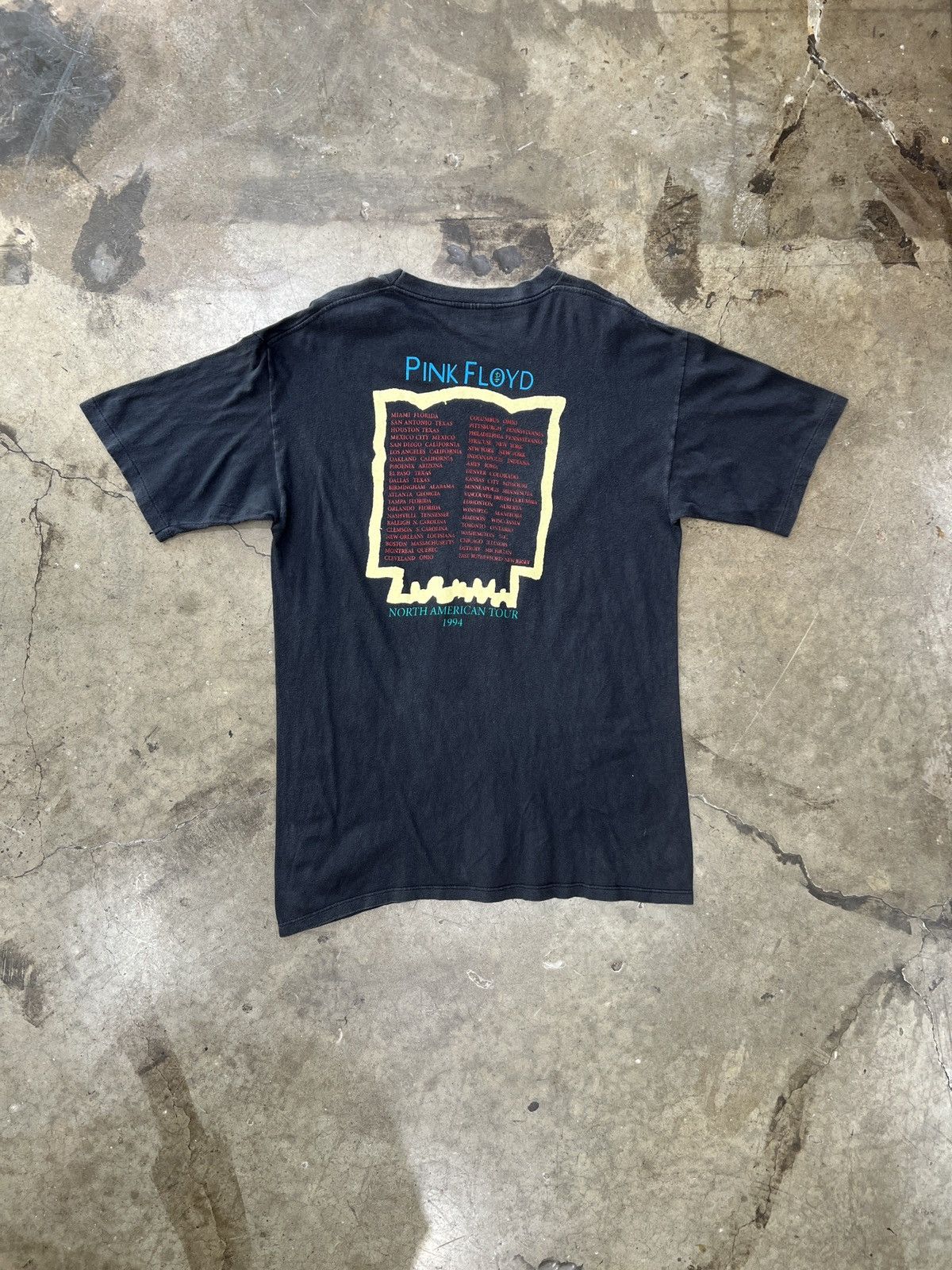 Band Tees Vintage 1994 Pink Floyd North American Tour Tee XL Size US XL / EU 56 / 4 - 5 Thumbnail