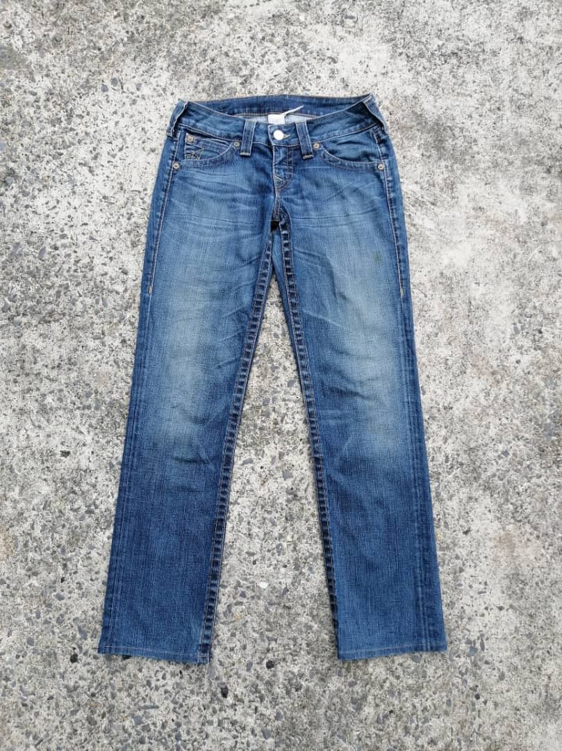 True Religion True Religion Steve Section Denim Jeans Size 30" / US 8 / IT 44 - 1 Thumbnail