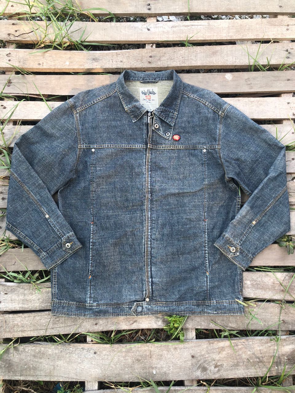 Ecko Unltd. Vintage Ecko Unltd. Zipper Denim Jacket Size US L / EU 52-54 / 3 - 1 Thumbnail