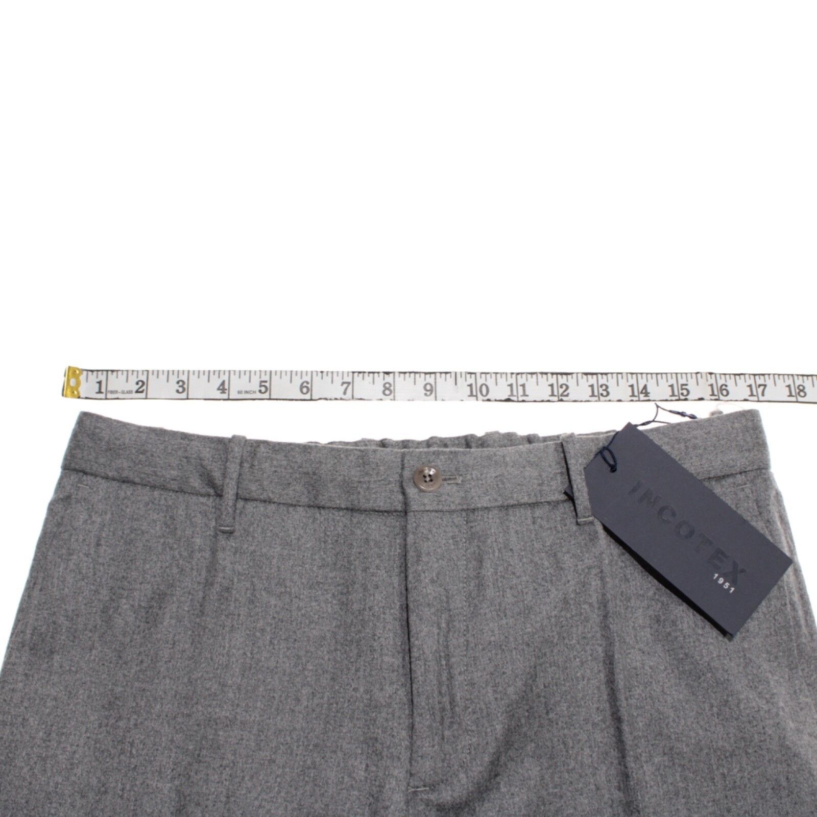 Incotex INCOTEX New with tags Dress Pants Size 34 US In Gray Size US 34 / EU 50 - 4 Thumbnail