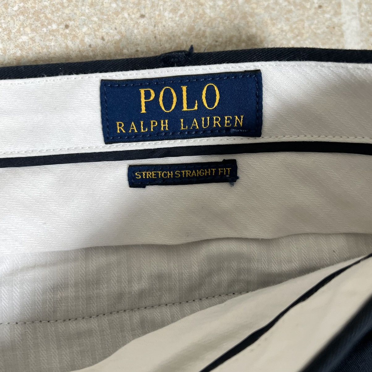 Polo Ralph Lauren Polo Ralph Lauren Stretch Slim Fit Chino Pants Navy Blue Size US 38 / EU 54 - 5 Thumbnail