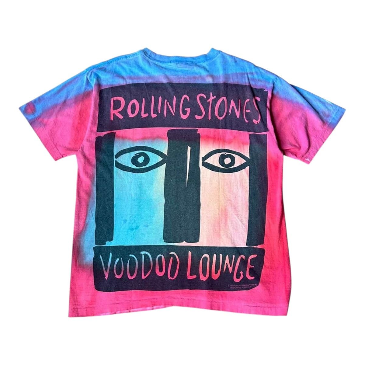 Vintage 1994 The Rolling Stones Voodoo Lounge T-Shirt Size US XL / EU 56 / 4 - 2 Thumbnail