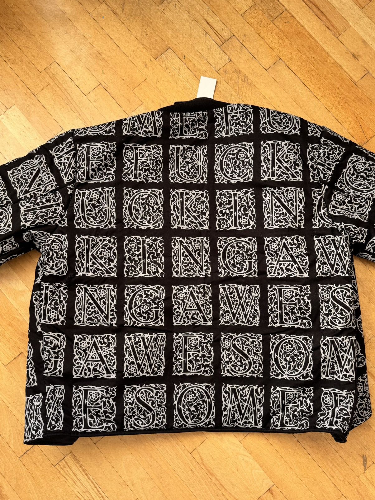 Fucking Awesome Fucking Awesome Jacket – Gothic Letter Print (XL, Fits M/L) Size US L / EU 52-54 / 3 - 5 Thumbnail