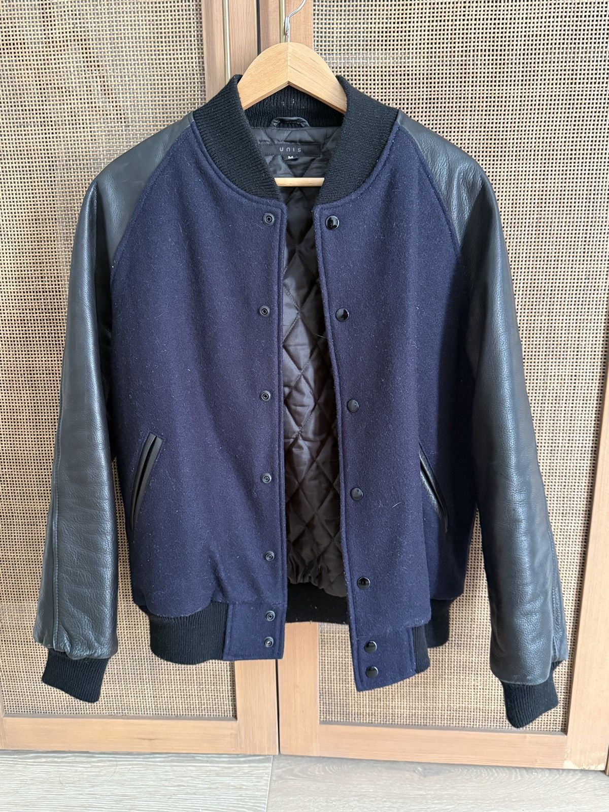 Unis UNIS NY - Wool & Leather Varsity Jacket - Medium Size US M / EU 48-50 / 2 - 7 Thumbnail