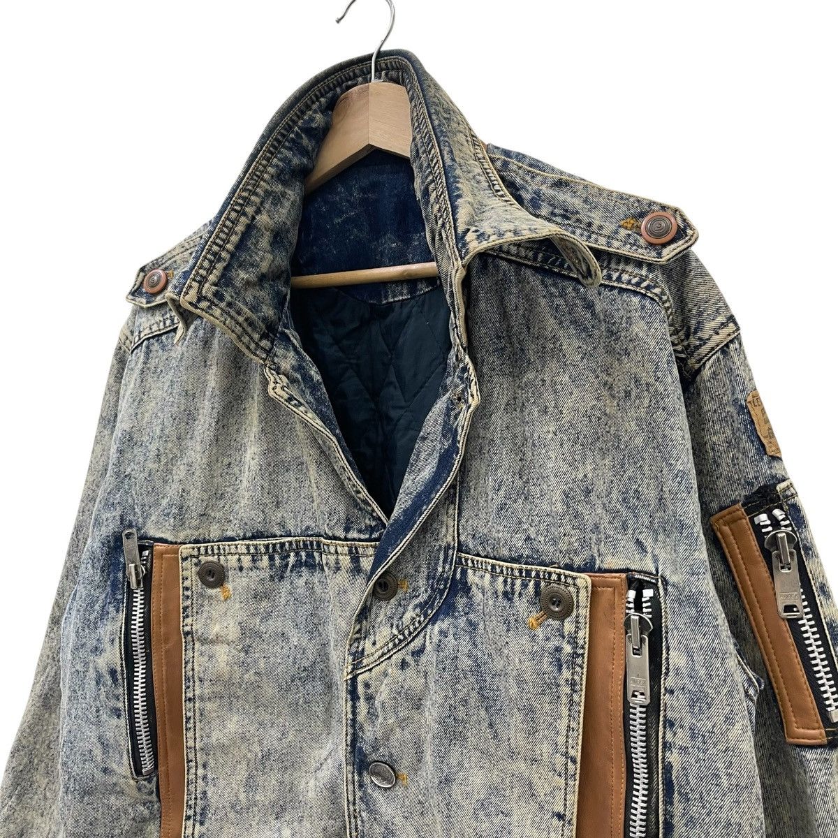 Avirex Vintage Avirex Denim Bomber Jacket Size US L / EU 52-54 / 3 - 6 Thumbnail