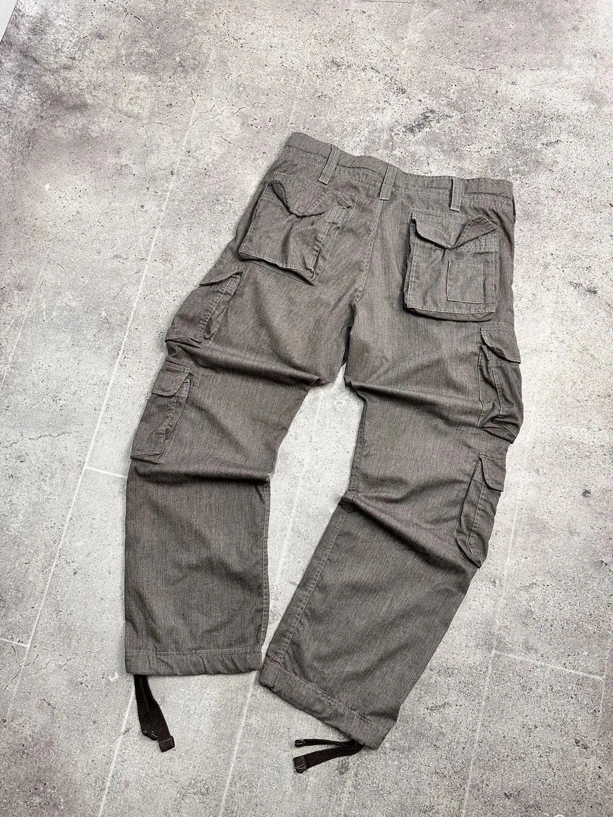 14th Addiction Avant-Garde Brown Casual Streetwear Pants Vintage Style Y2K Size US 34 / EU 50 - 15 Thumbnail