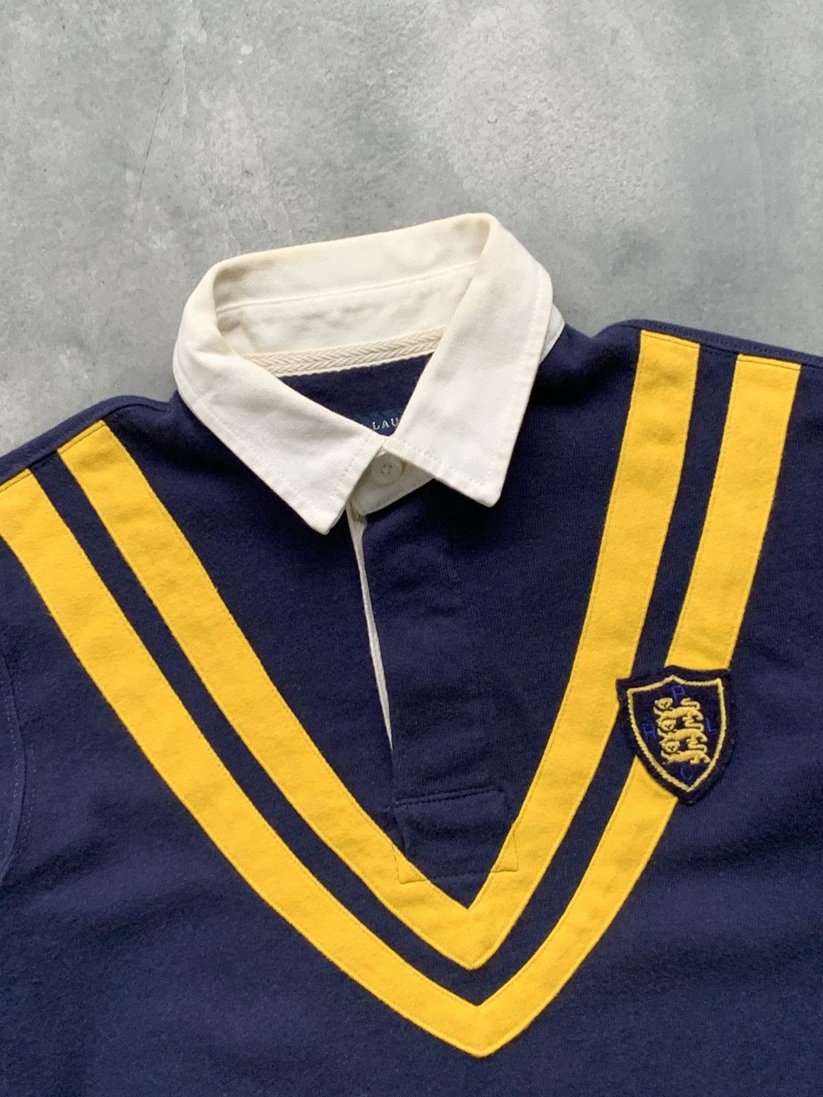 Ralph Lauren Vintage 90s Ralph Lauren Rugby Polo Tshirt Size US M / EU 48-50 / 2 - 2 Thumbnail