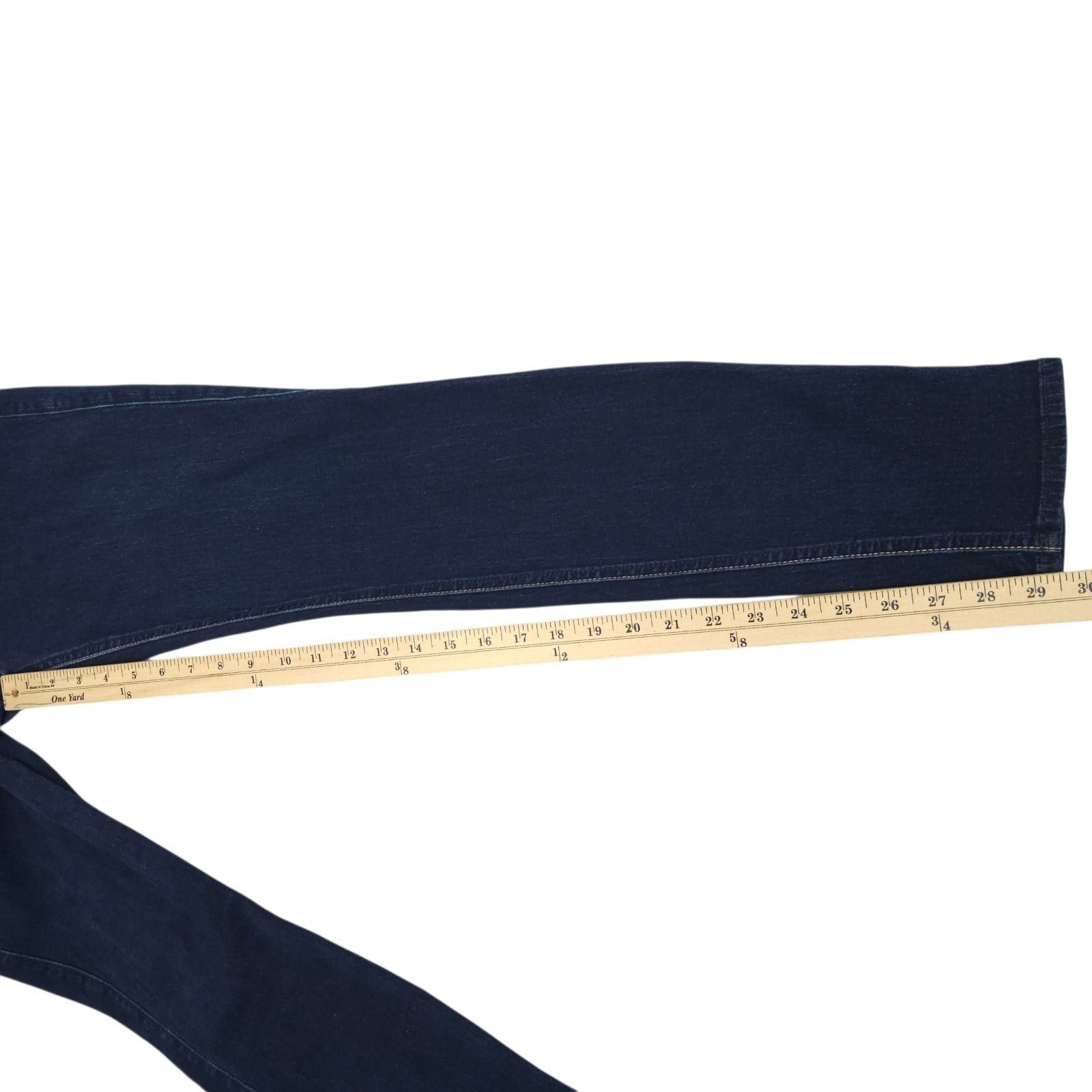 7 For All Mankind 7 For All Mankind Skinny Jeans 31 Dark Wash Blue Denim Size 29" - 5 Thumbnail