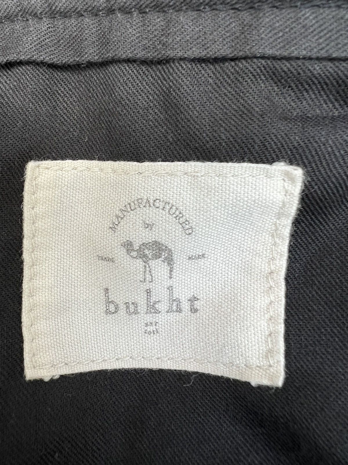 Bukht Bukht Japan Faded Black Selvedge Denim Cropped Flare Jeans Size US 30 / EU 46 - 23 Thumbnail