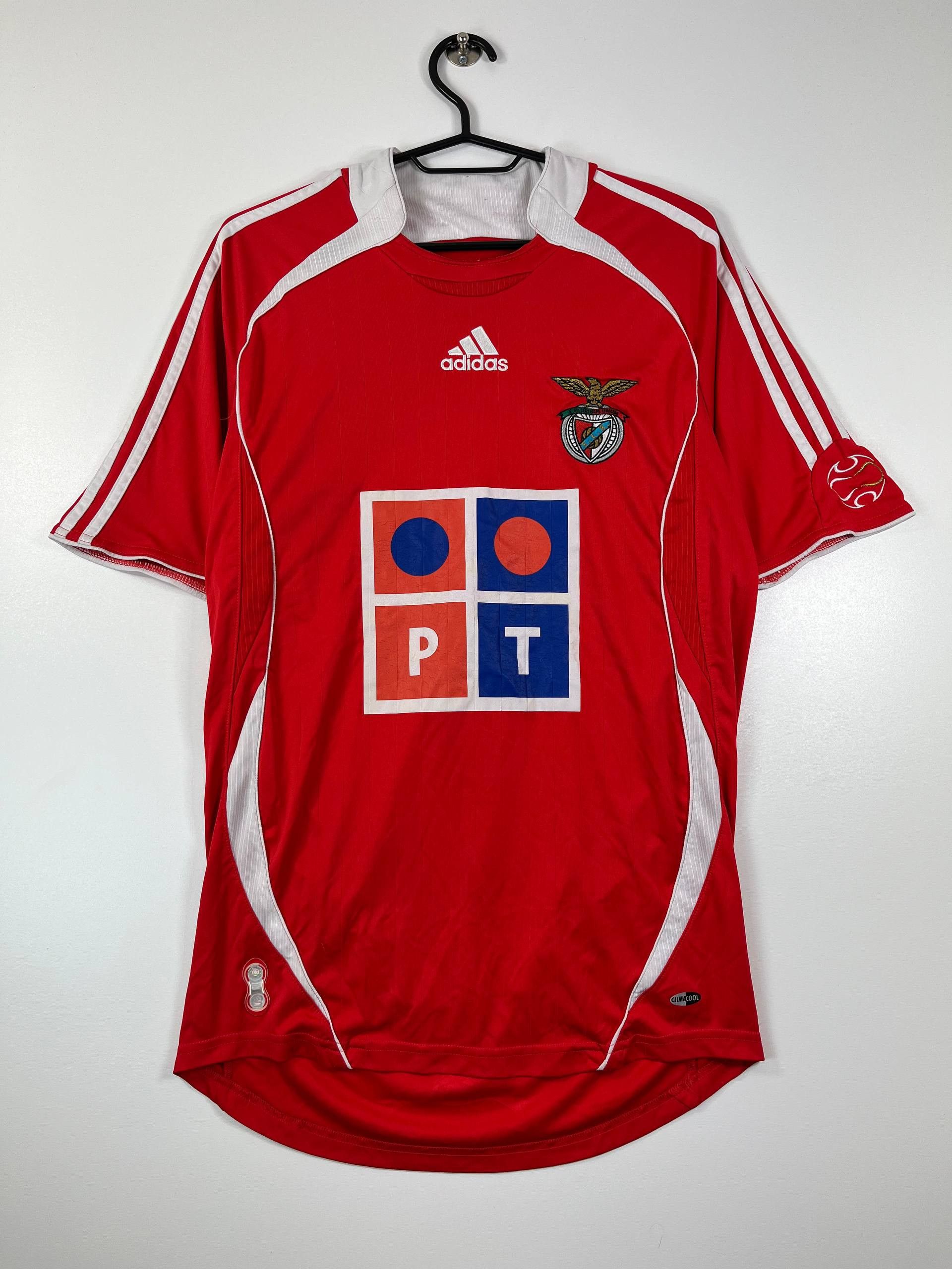 Benfica Portugal 2006/2007 Home Shirt Adidas 060678 Size S