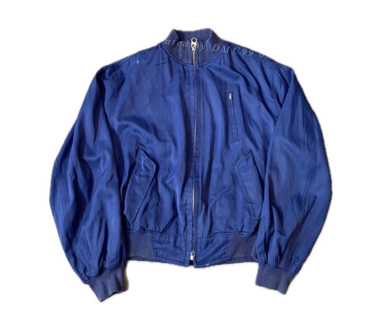 Vintage Vintage 45RPM North Marine Drive Indigo Bomber Jacket Size US M / EU 48-50 / 2 - 1 Thumbnail