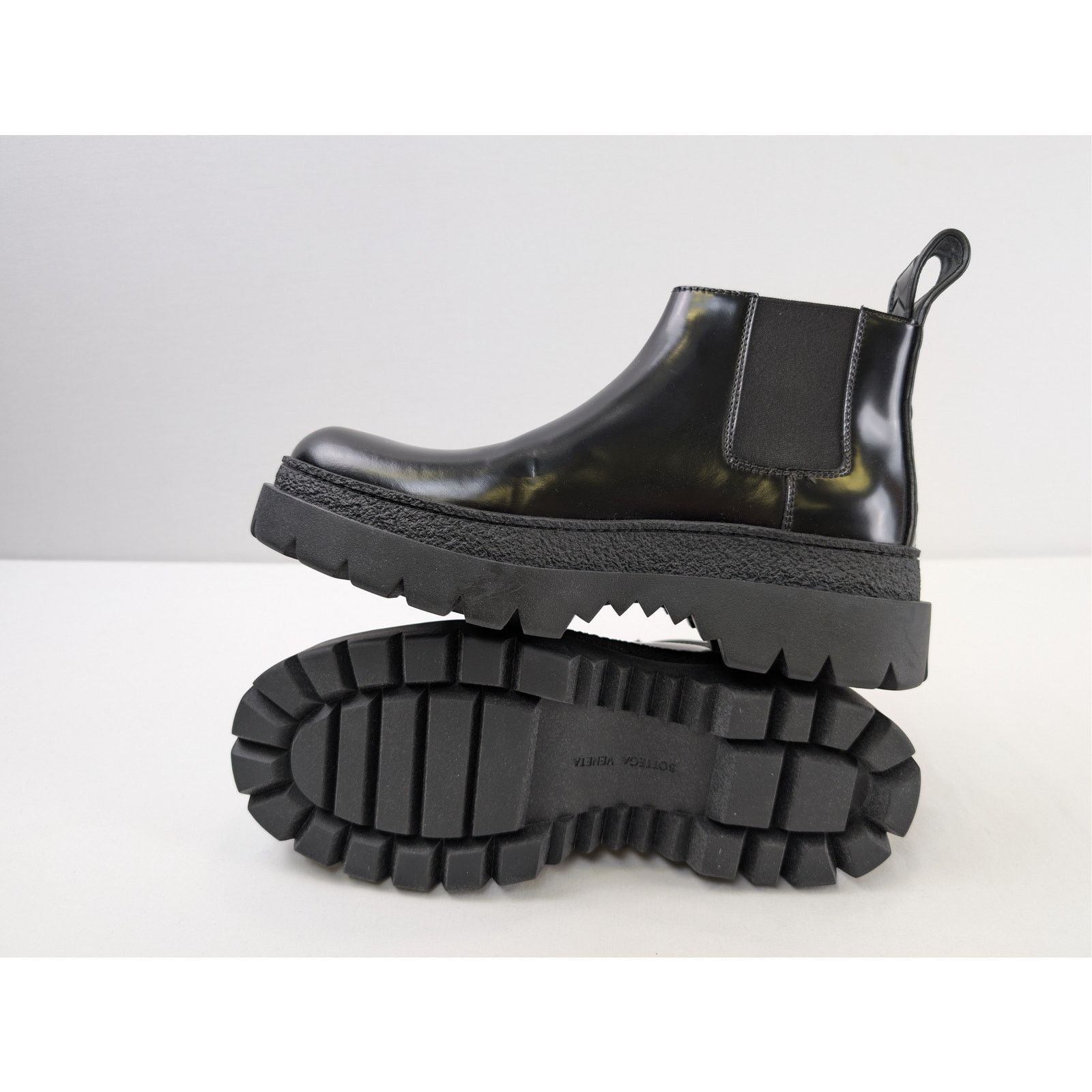 Bottega Veneta o1rshd1 Texas Calf Highway Ankle Boots in Black Size US 13 / EU 46 - 12 Thumbnail
