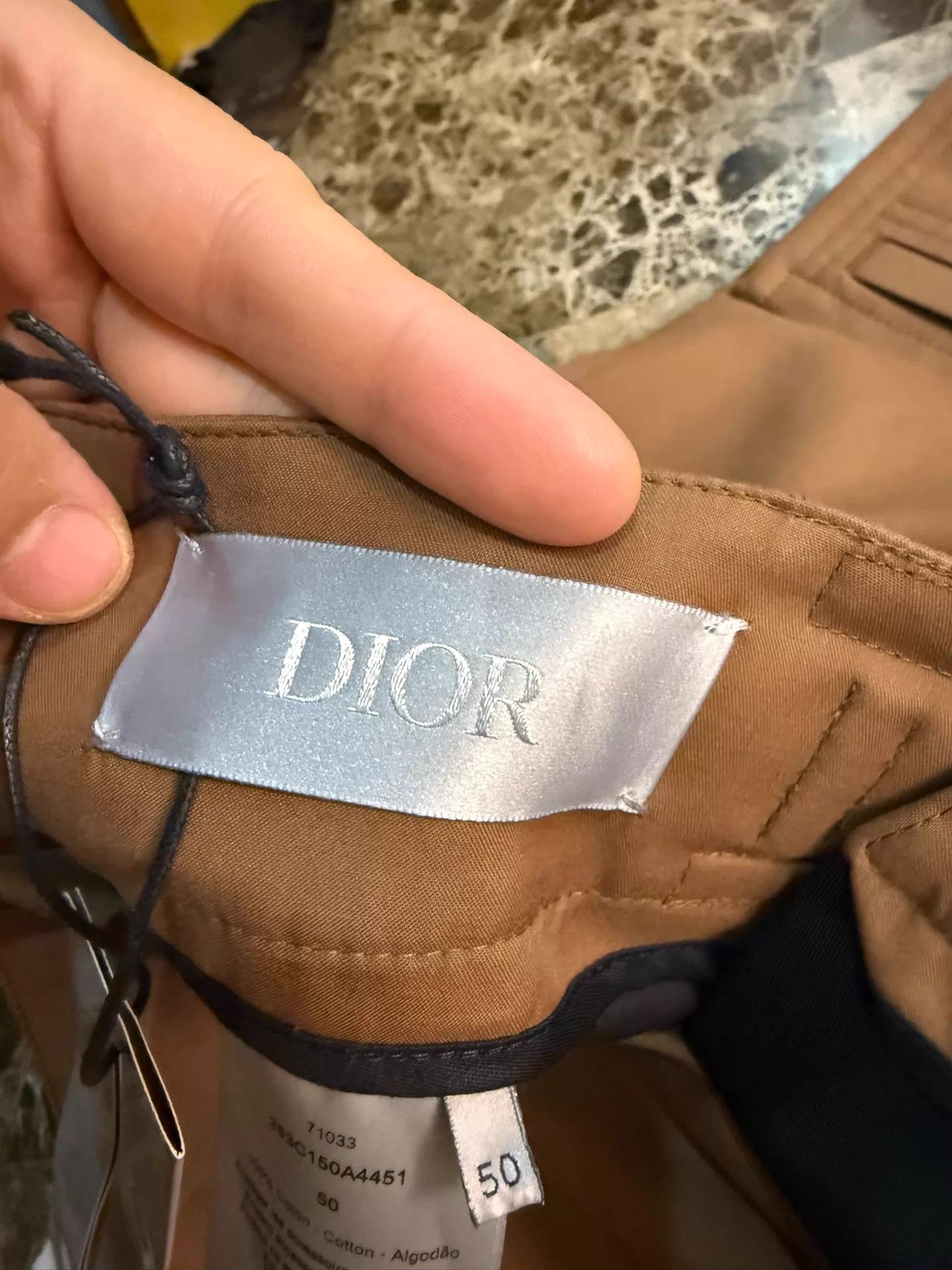 Dior DIOR men's bronze pants 50 new Dior lock closure Size US 34 / EU 50 - 5 Thumbnail