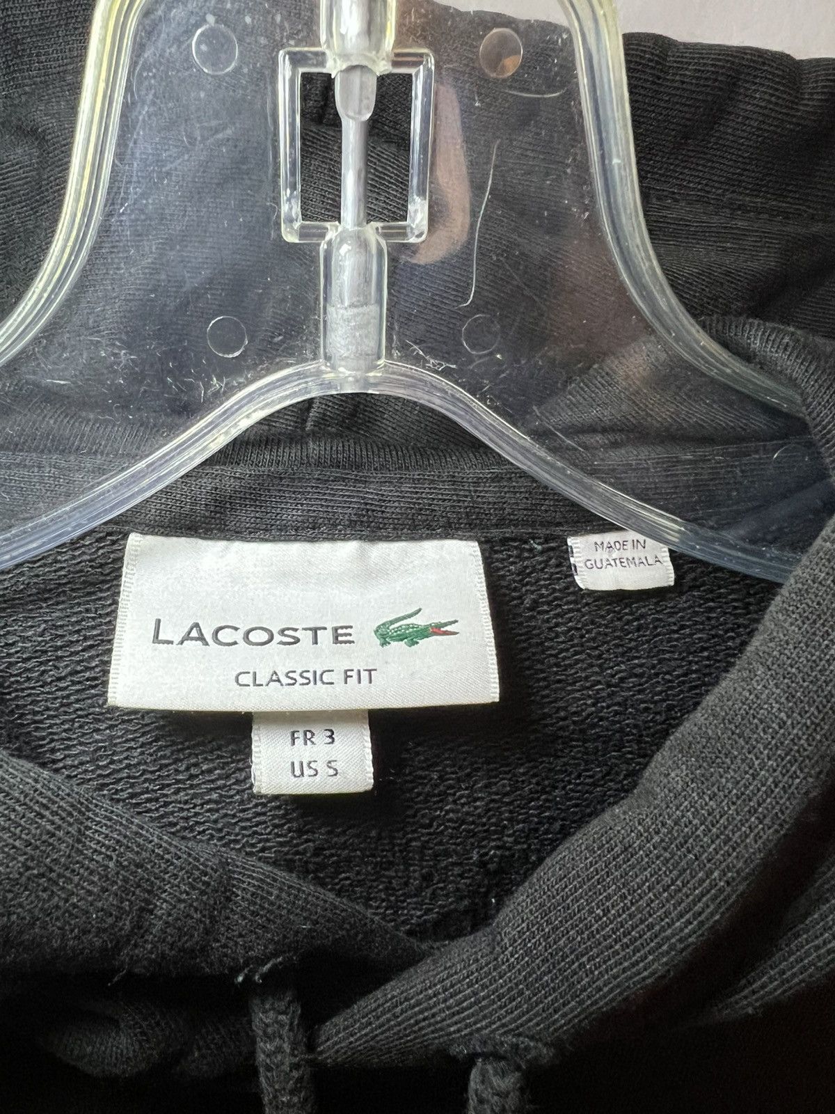 Lacoste Lacoste classic fit big logo print pullover hoodie Size US XL / EU 56 / 4 - 7 Thumbnail
