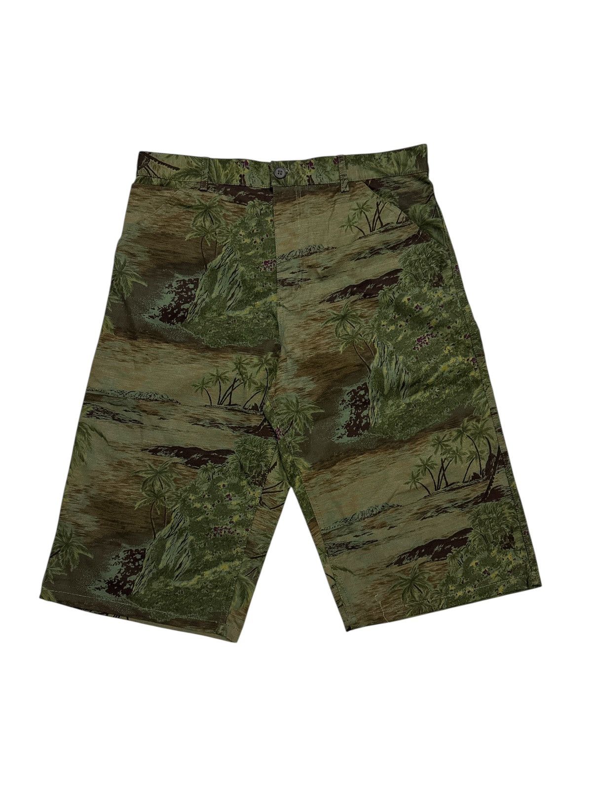A.P.C. APC FULLPRINT HAWAII SHORTS PANTS Size US 33 - 1 Thumbnail