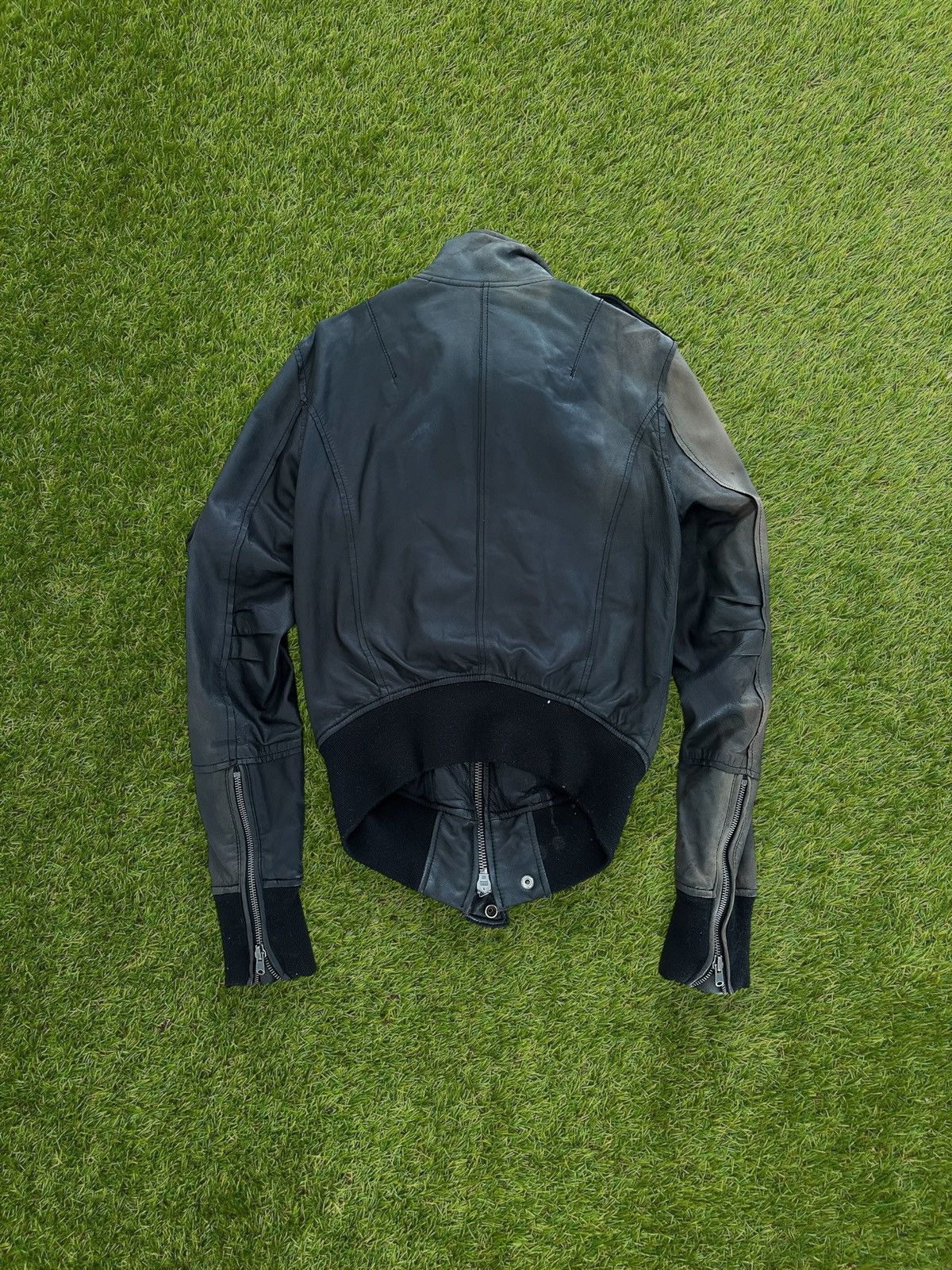buffalo bobs sunfaded slim leather jacket