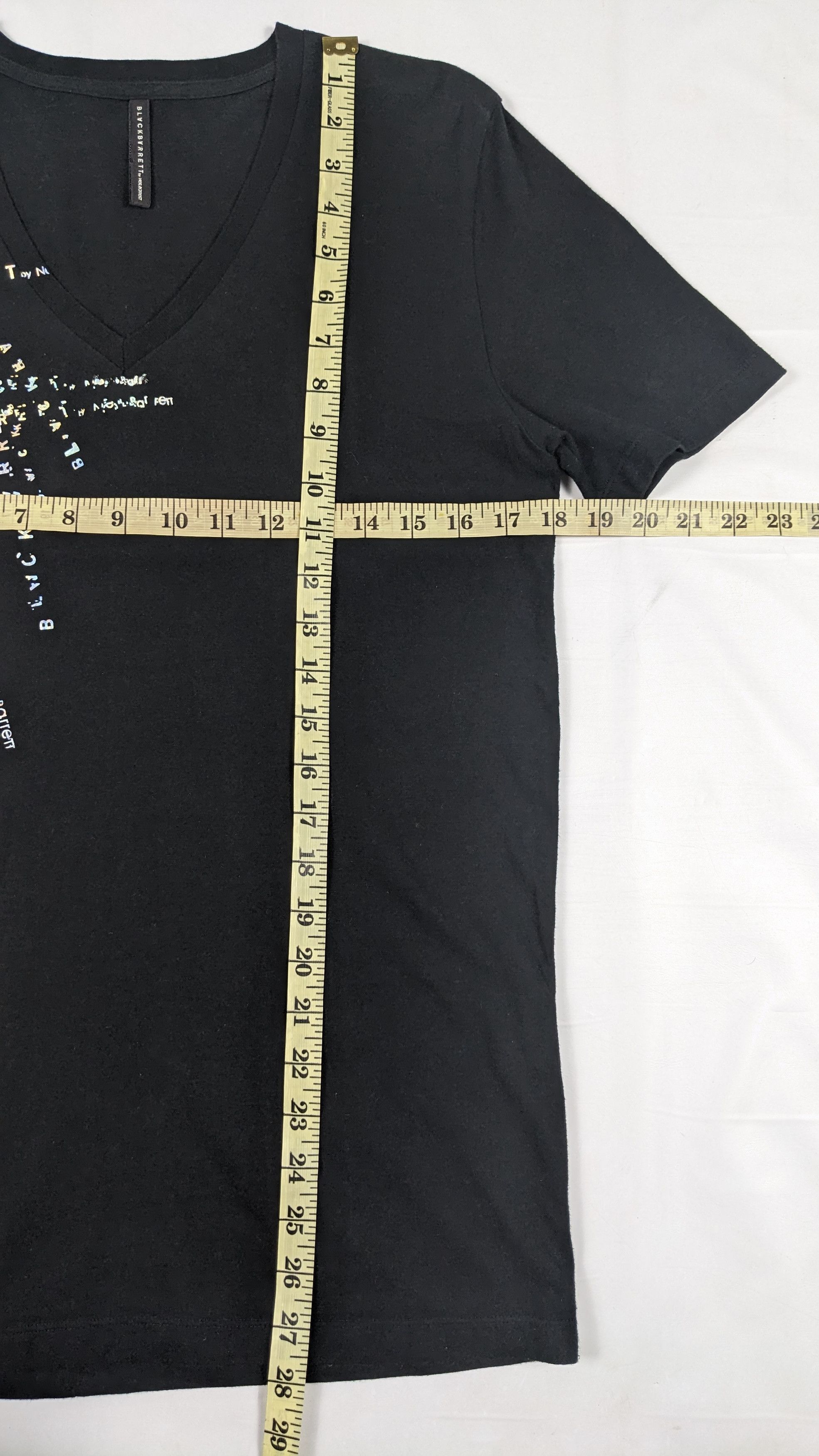 Neil Barrett Black Barrett by Neil Barrett V Neck T-shirt Made In Japan Size US M / EU 48-50 / 2 - 3 Thumbnail
